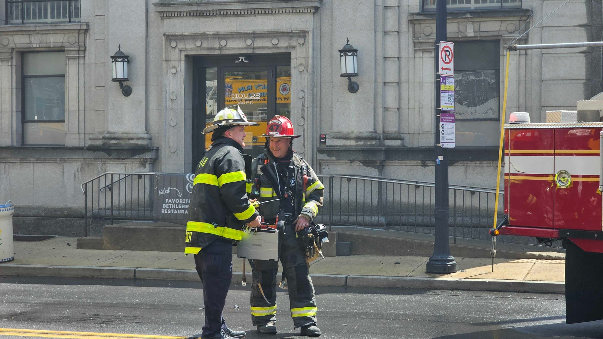 A fire broke out at Five10 Flats in Bethlehem Friday afternoon. Crews from around the region came to Bethlehem to assist in b