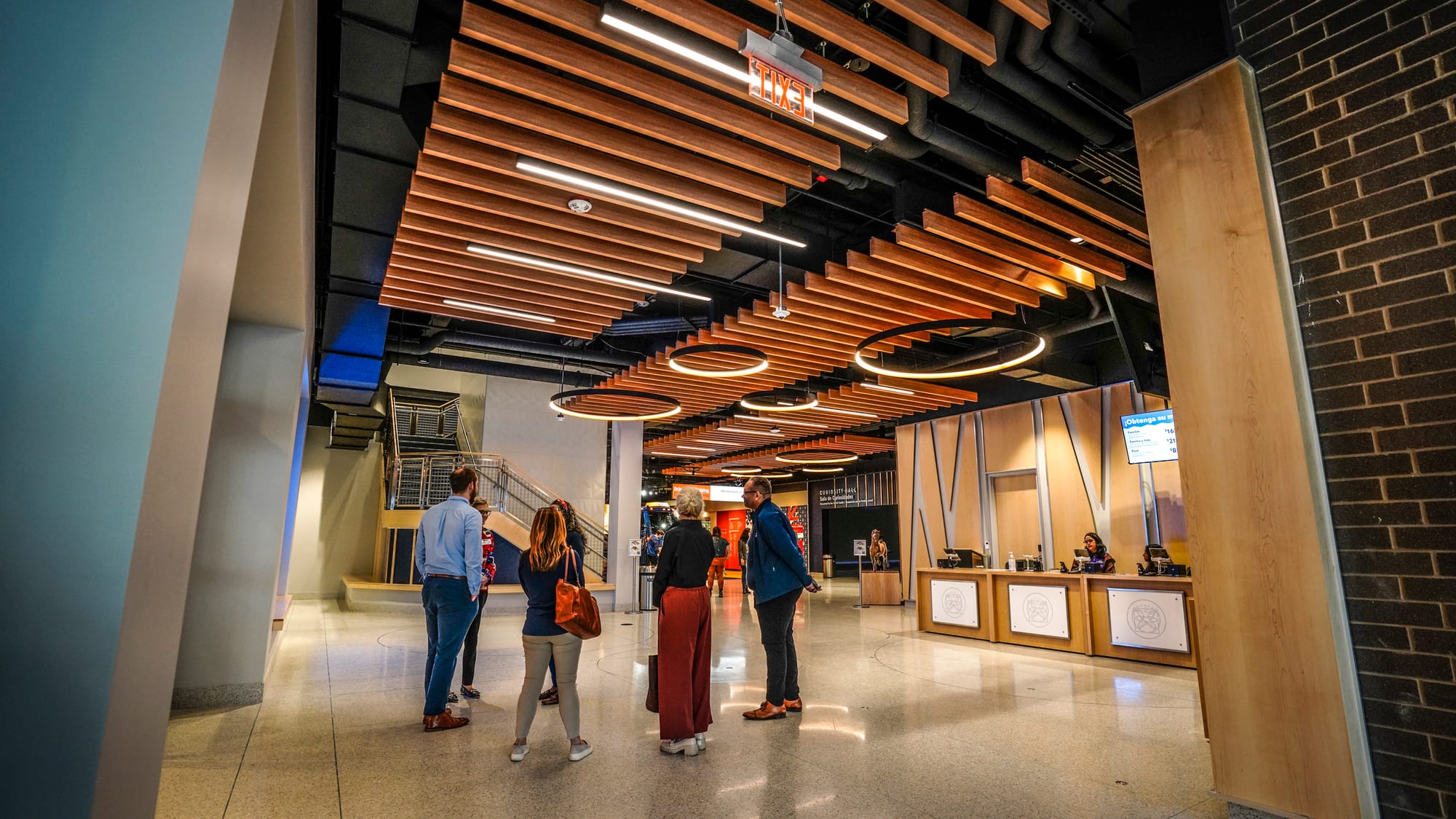 The entrance to the new Da Vinci Center. The Da Vinci Science Center at 815 Hamilton Street, Allentown, held a preview day on