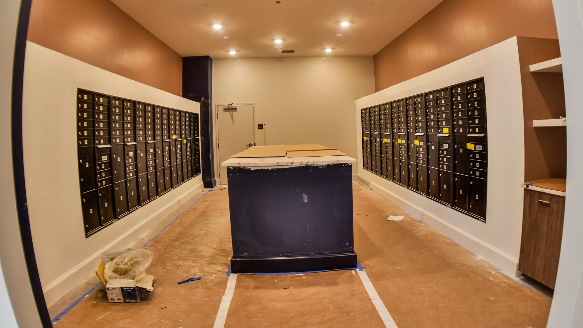 This is the residents' mail area at the Dream Boyd Theatre project on West Broad Street in Bethlehem on Tuesday, September 10