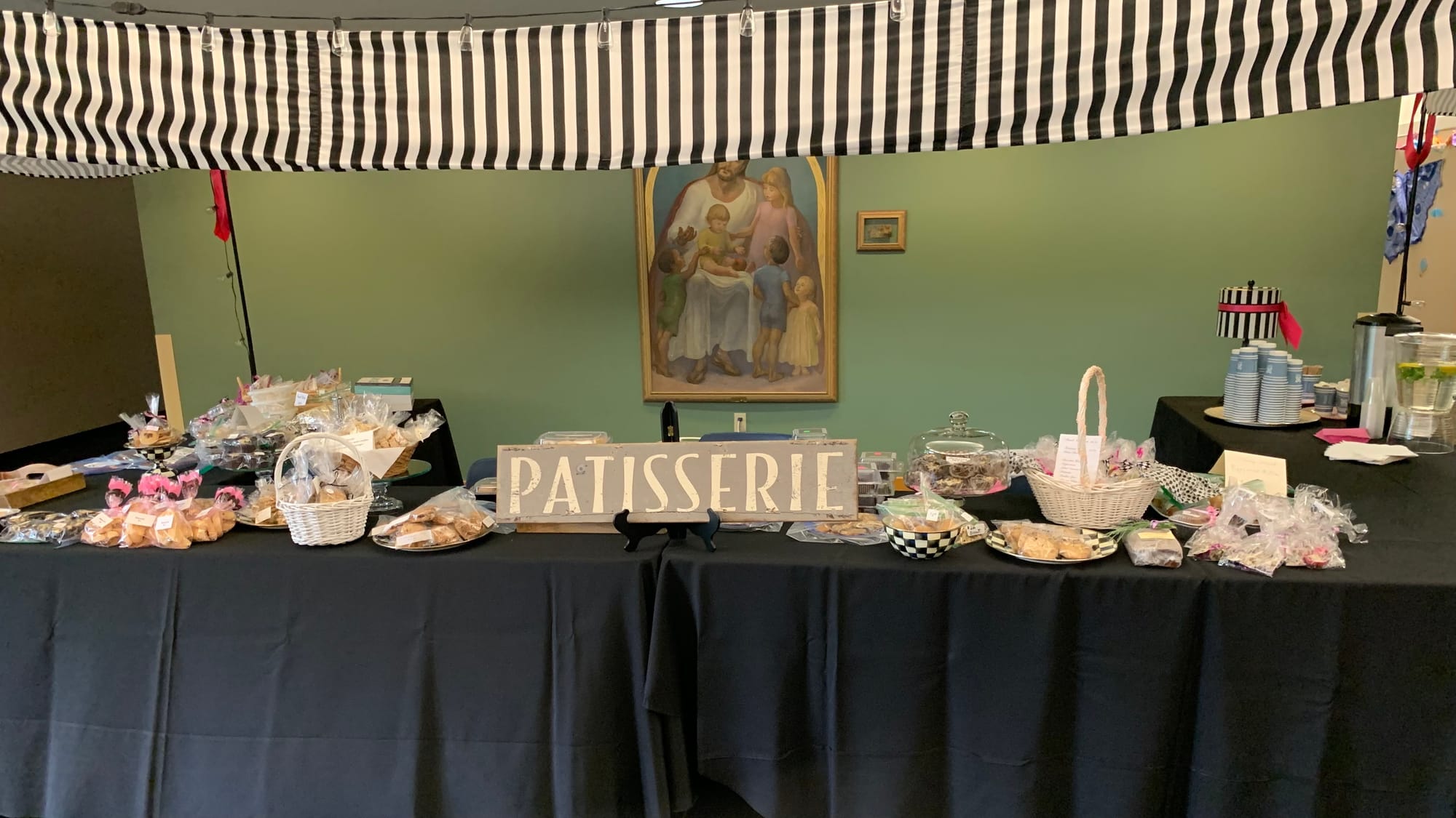Baked goods for sale at Bethlehem flower show