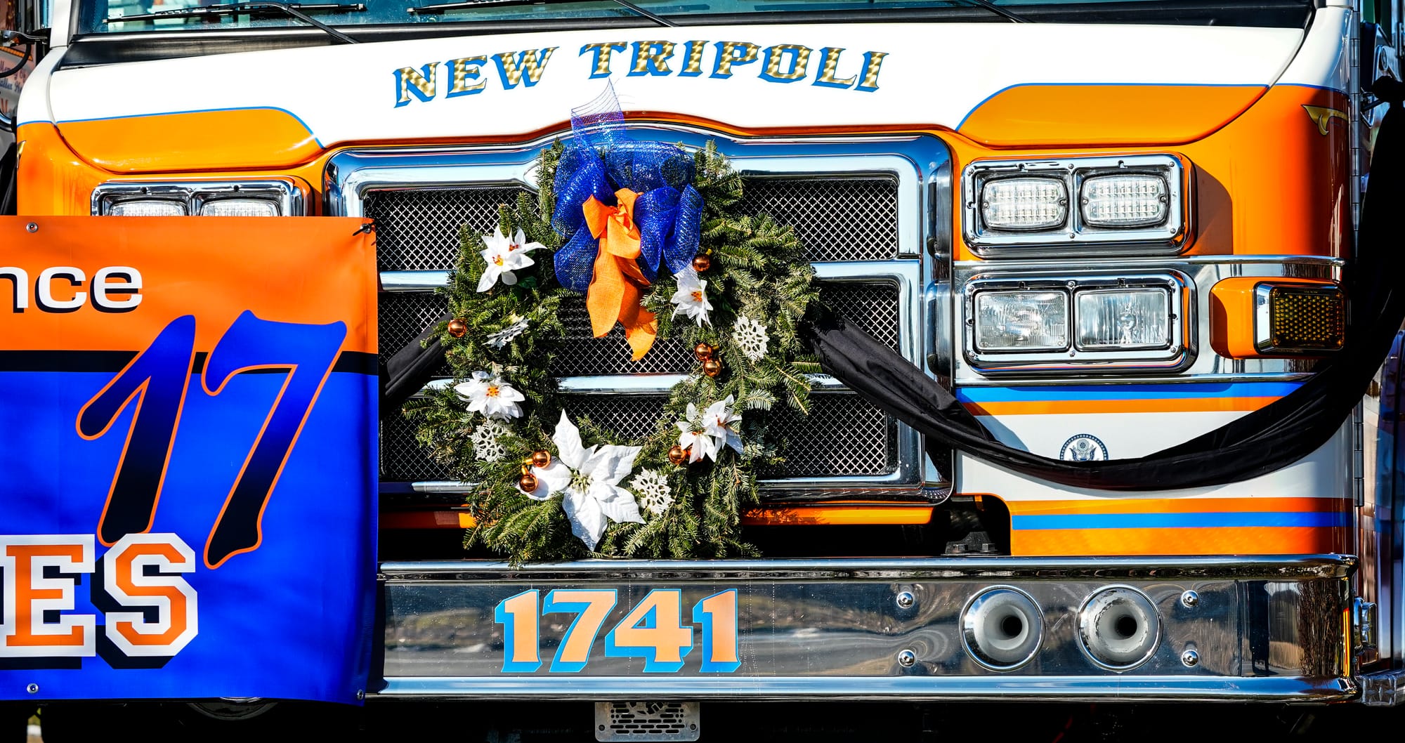 Mourners gather at Northwestern Lehigh Middle School in New Tripoli, Lehigh County, on Saturday, December 17, 2022, to pay tr