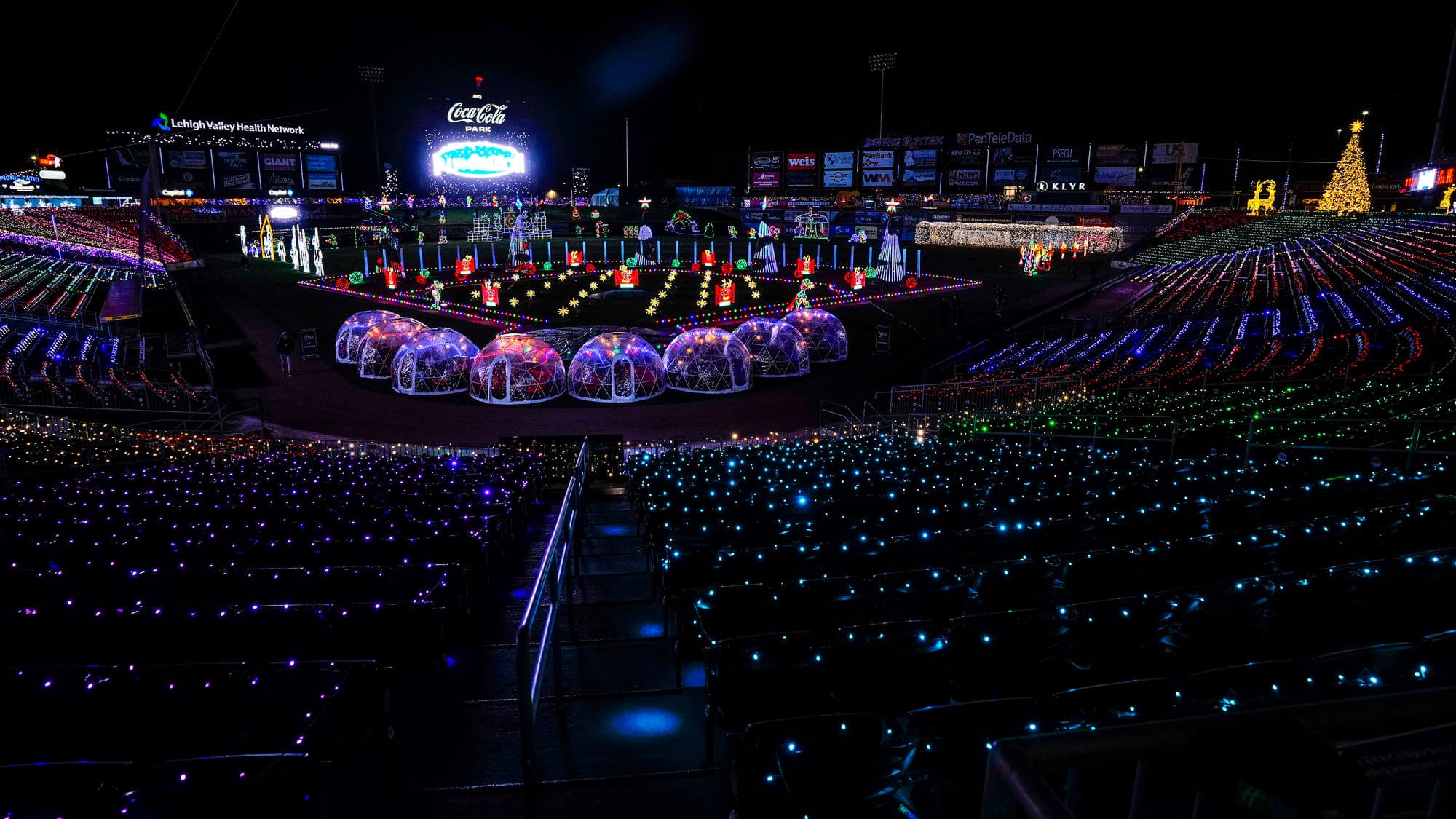 The Lehigh Valley IronPigs are hosting Illumination, a display of brilliant lights throughout Coca-Cola Park as they start th