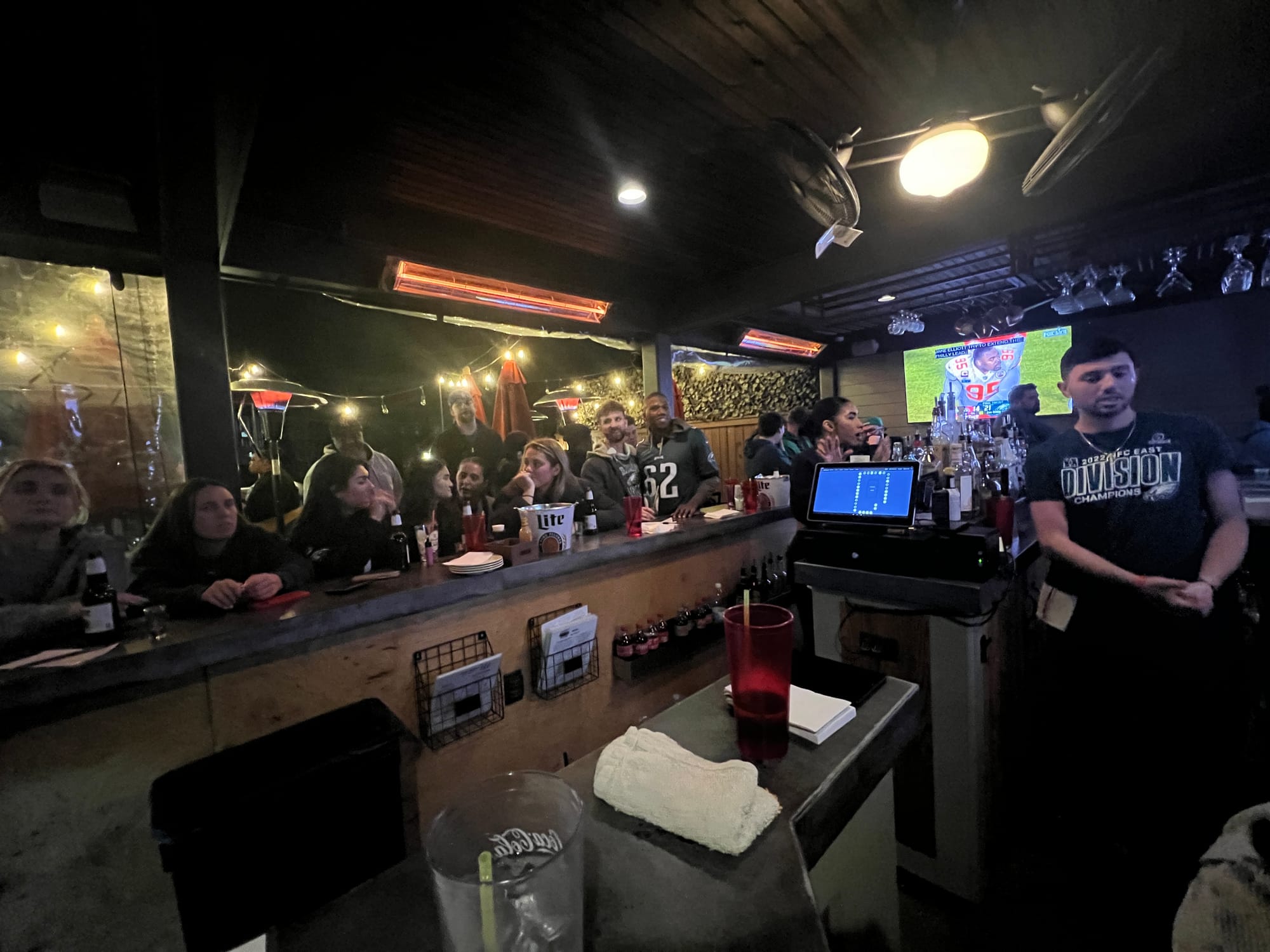 Many Lehigh Valley Eagles fans watched the 2023 Super Bowl from The Nest, an Eagles-themed sports bar.
