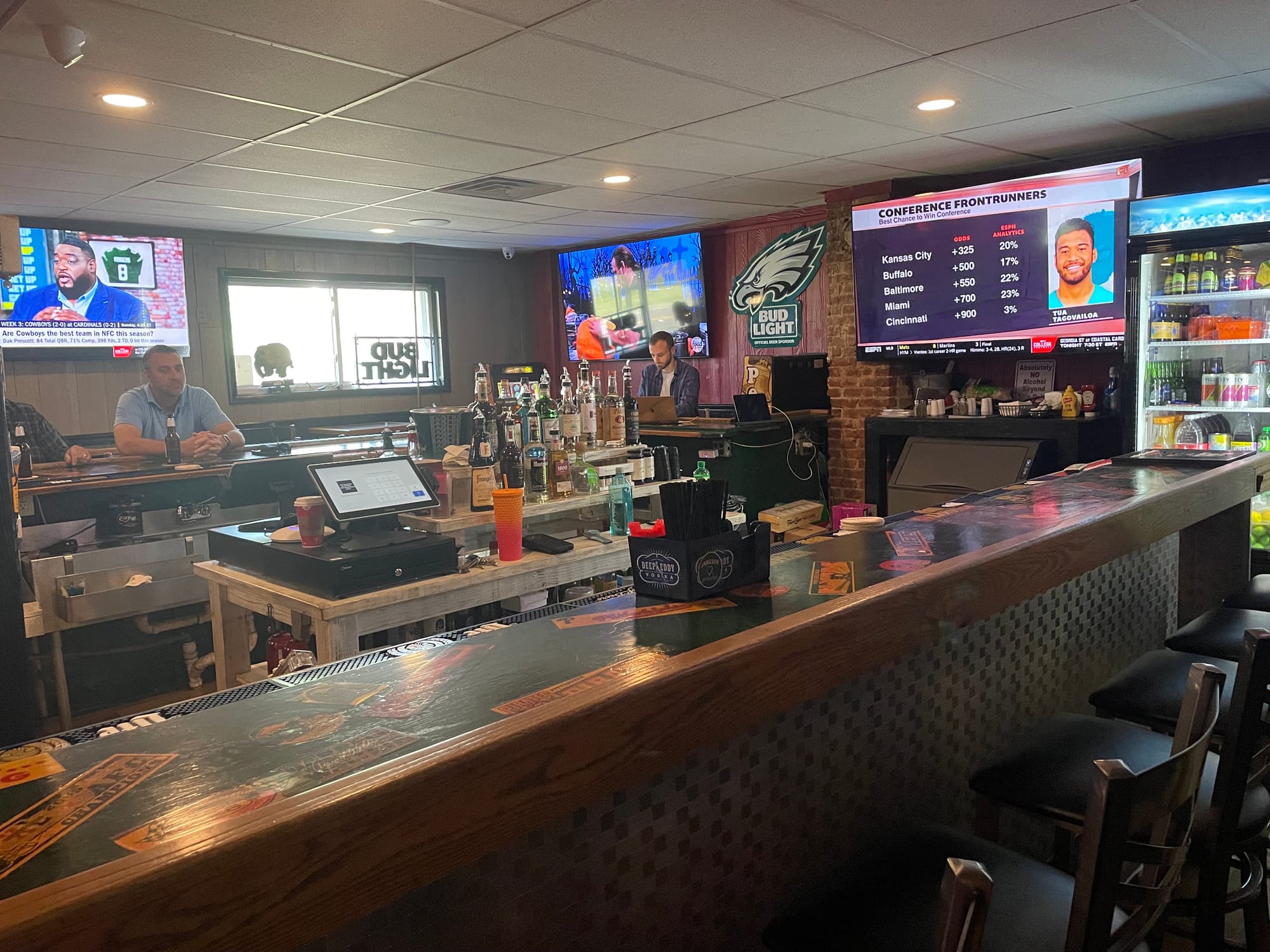 The Coop is officially open. Formerly Fat Jacks', ownership changed hands.