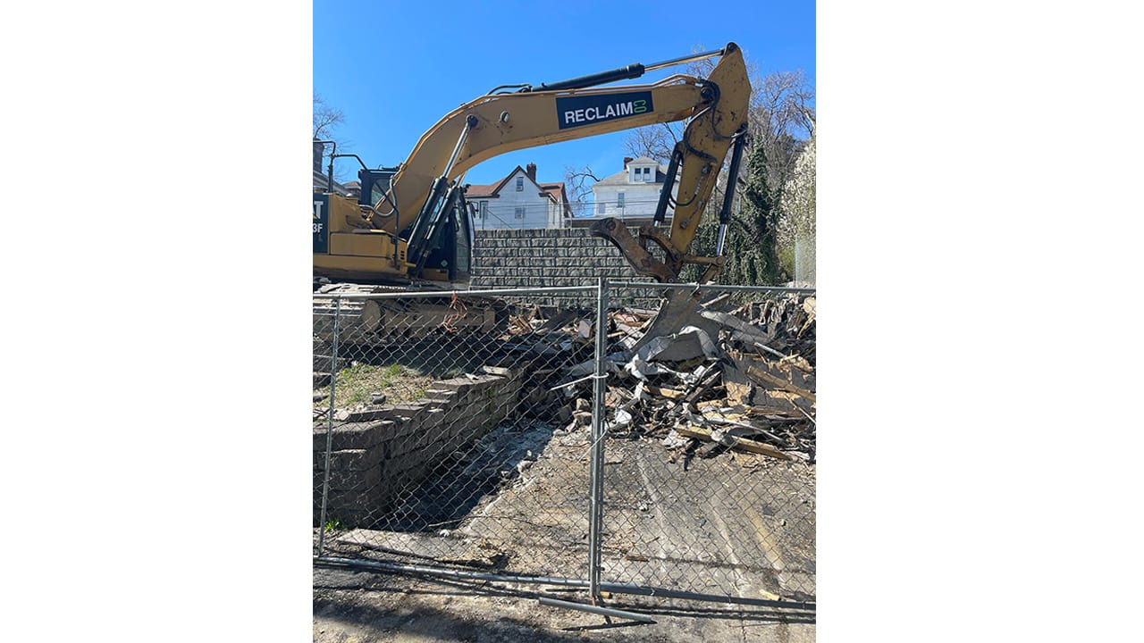 The home that once stood at 727 Wells Street in Morgantown, West Virginia, was eventually torn down. Bethlehem resident and W
