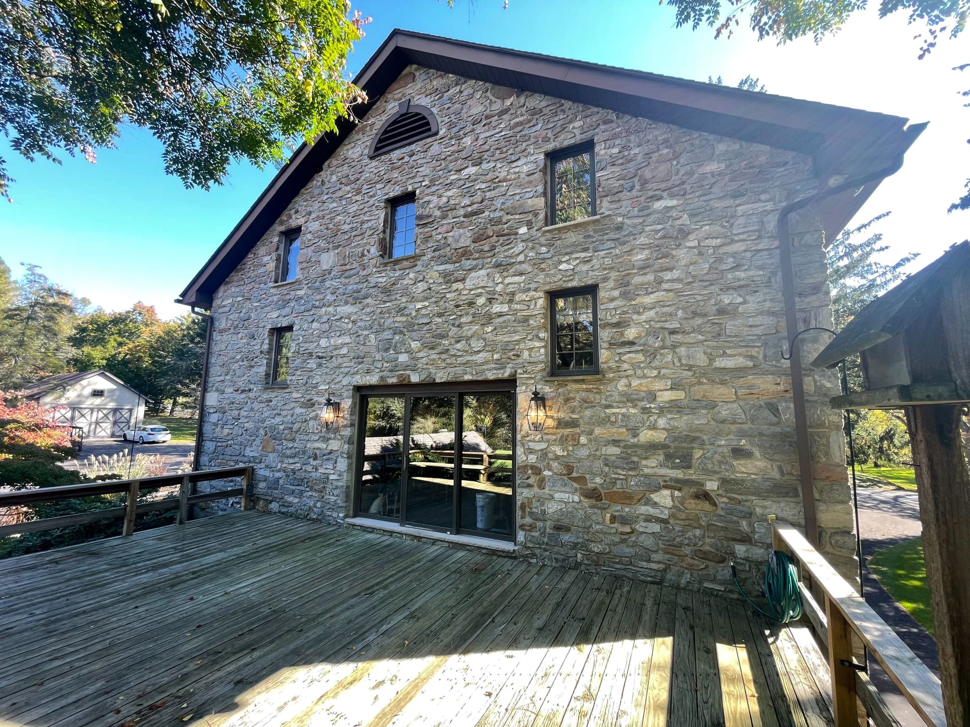 House with walls made out of stone
