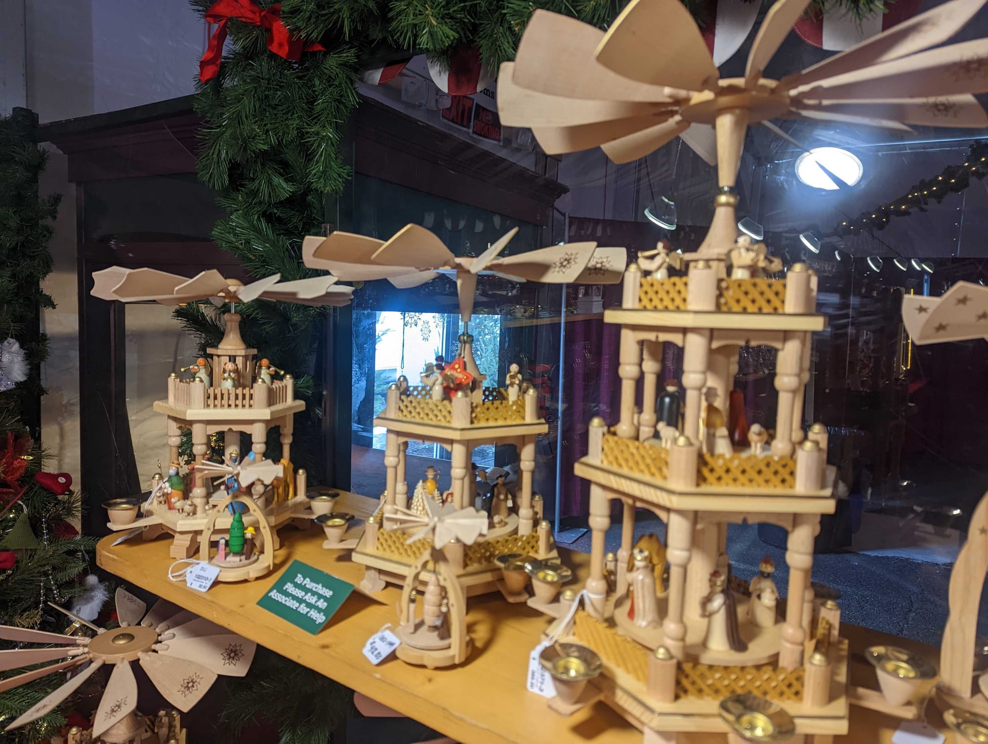 Käthe Wohlfahrt of America sells German inspired and handcrafted holiday and seasonal décor at Bethlehem's Christkindlmarkt. 