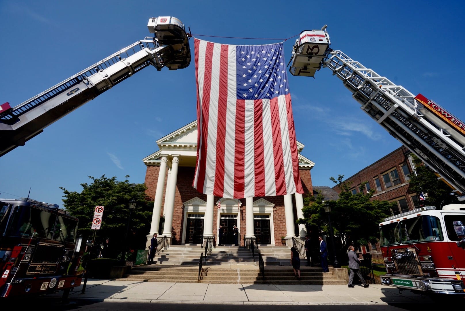 Funeral services were held Wednesday for retired Allentown firefighter Chris Kiskeravage at The Cathedral of Saint Catharine 
