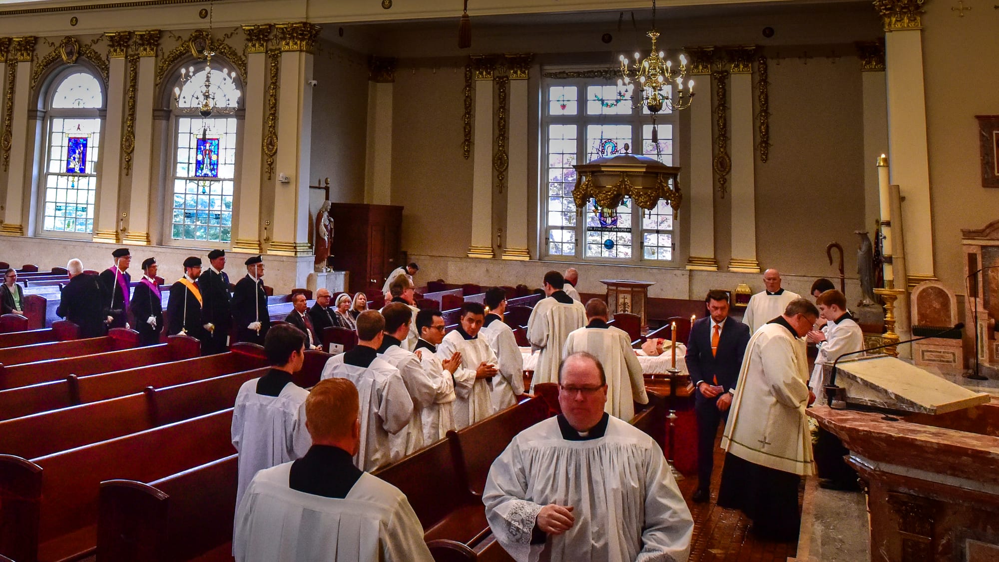Ceremonies of Reception of the Body and Visitation for The Most Reverend Edward Peter Cullen, D.D., third Bishop of Allentown