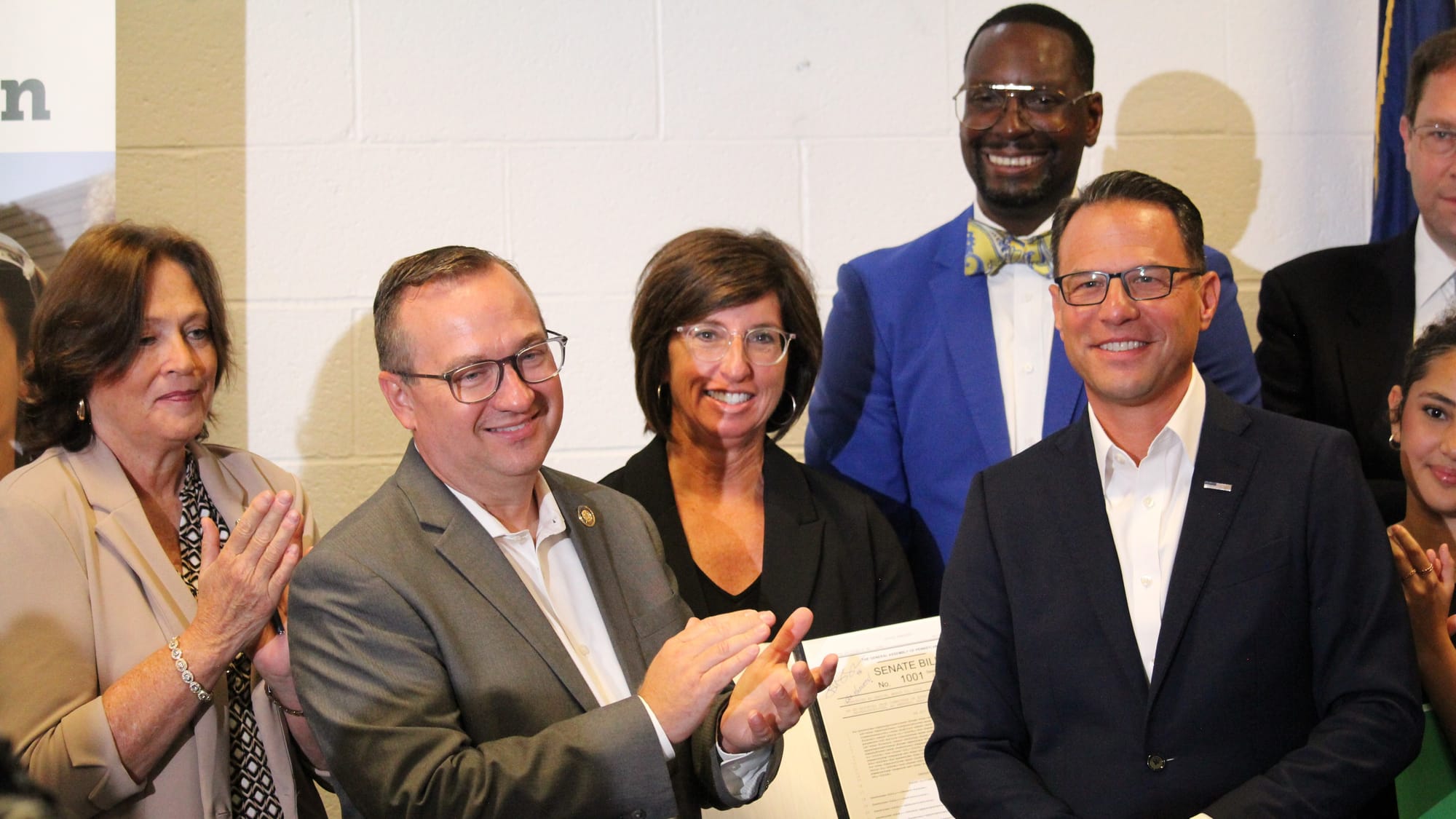 Governor Josh Shapiro visited Emmaus High School on Thursday.