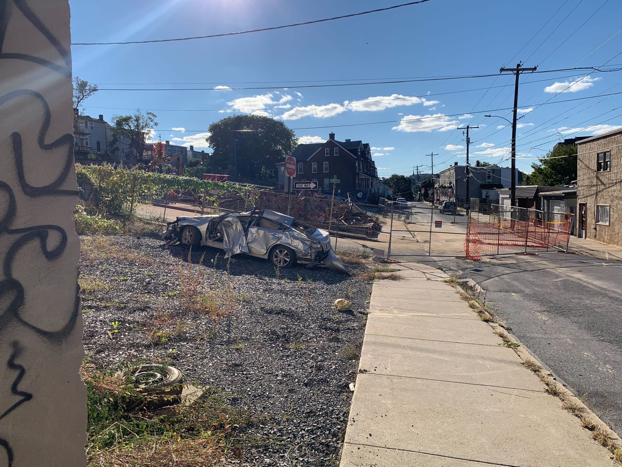 An empty lot Saturday at 946 Evans Street following the demolition of the former Casa Blanca nightclub.