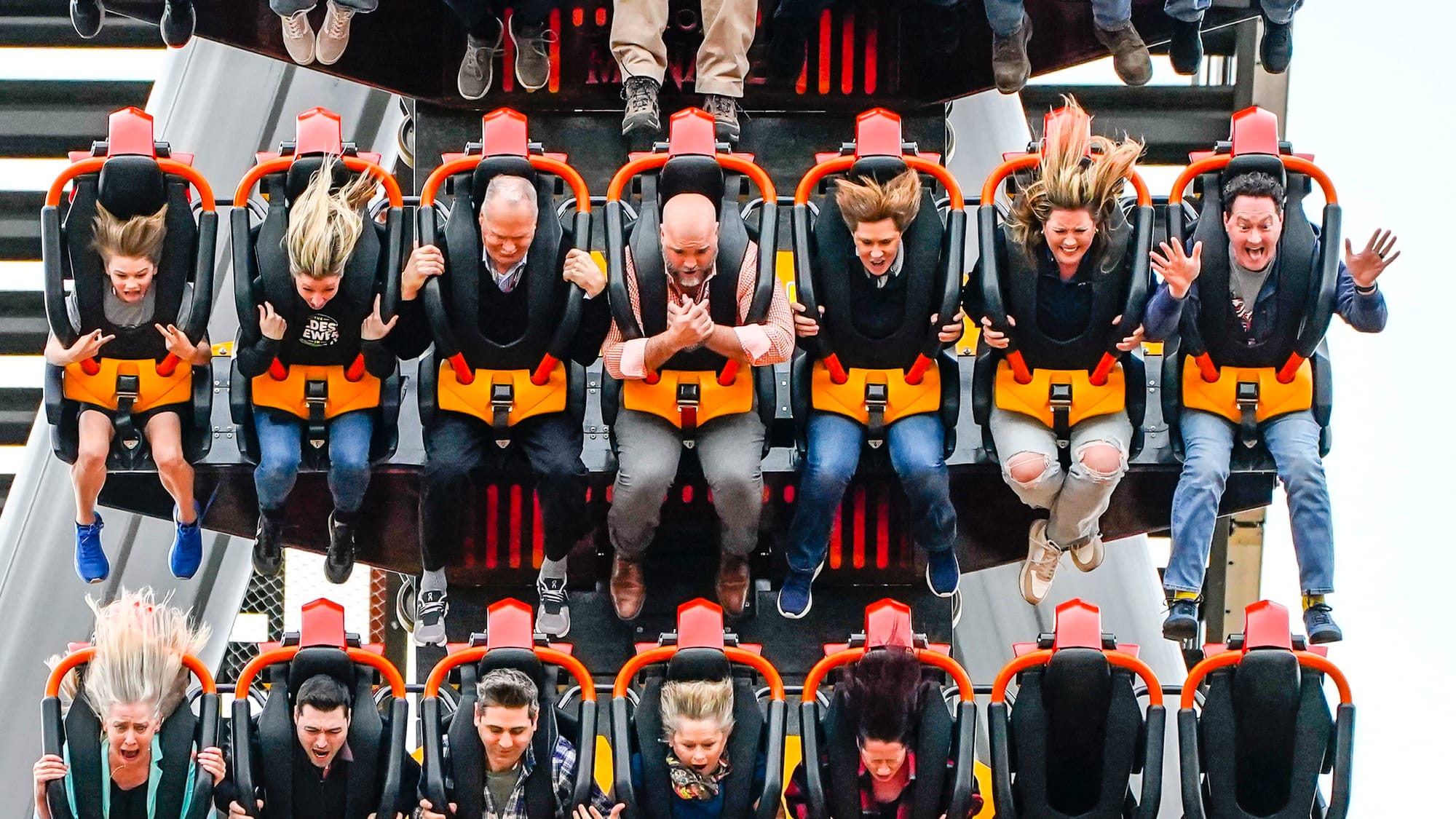 Dorney Park & Wildwater Kingdom held a ribbon-cutting ceremony Wednesday for Iron Menace, the Northeast's first-ever "dive" r