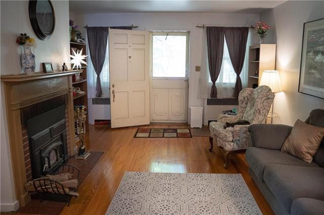 The living room of the West Bethlehem home prior to renovation.