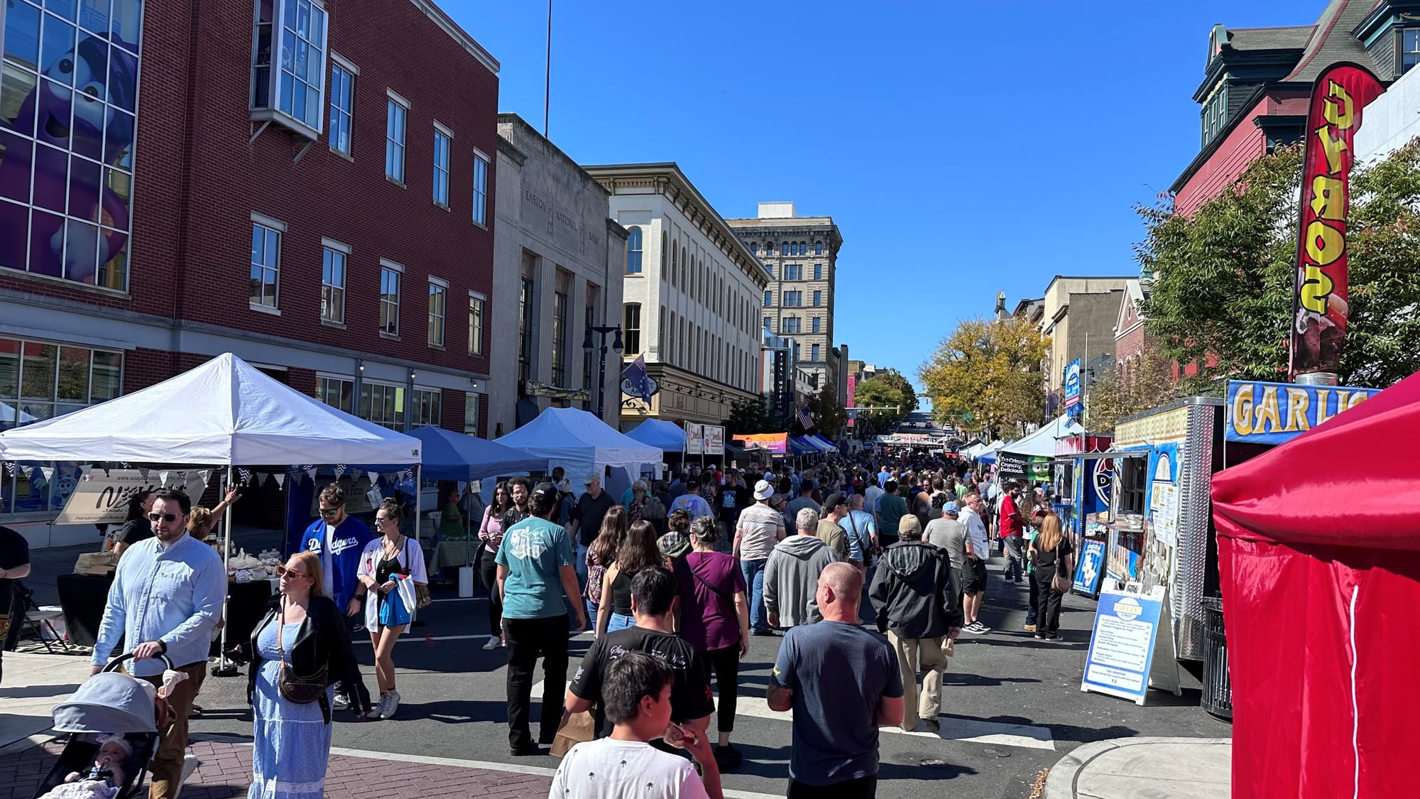 The weather on Saturday, Oct. 5 was perfect for taking a stroll through Easton Garlic Fest.
