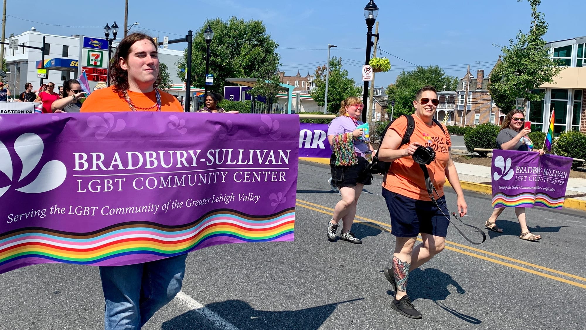 Bradbury-Sullivan LGBT Community Center at the Pride Parade.