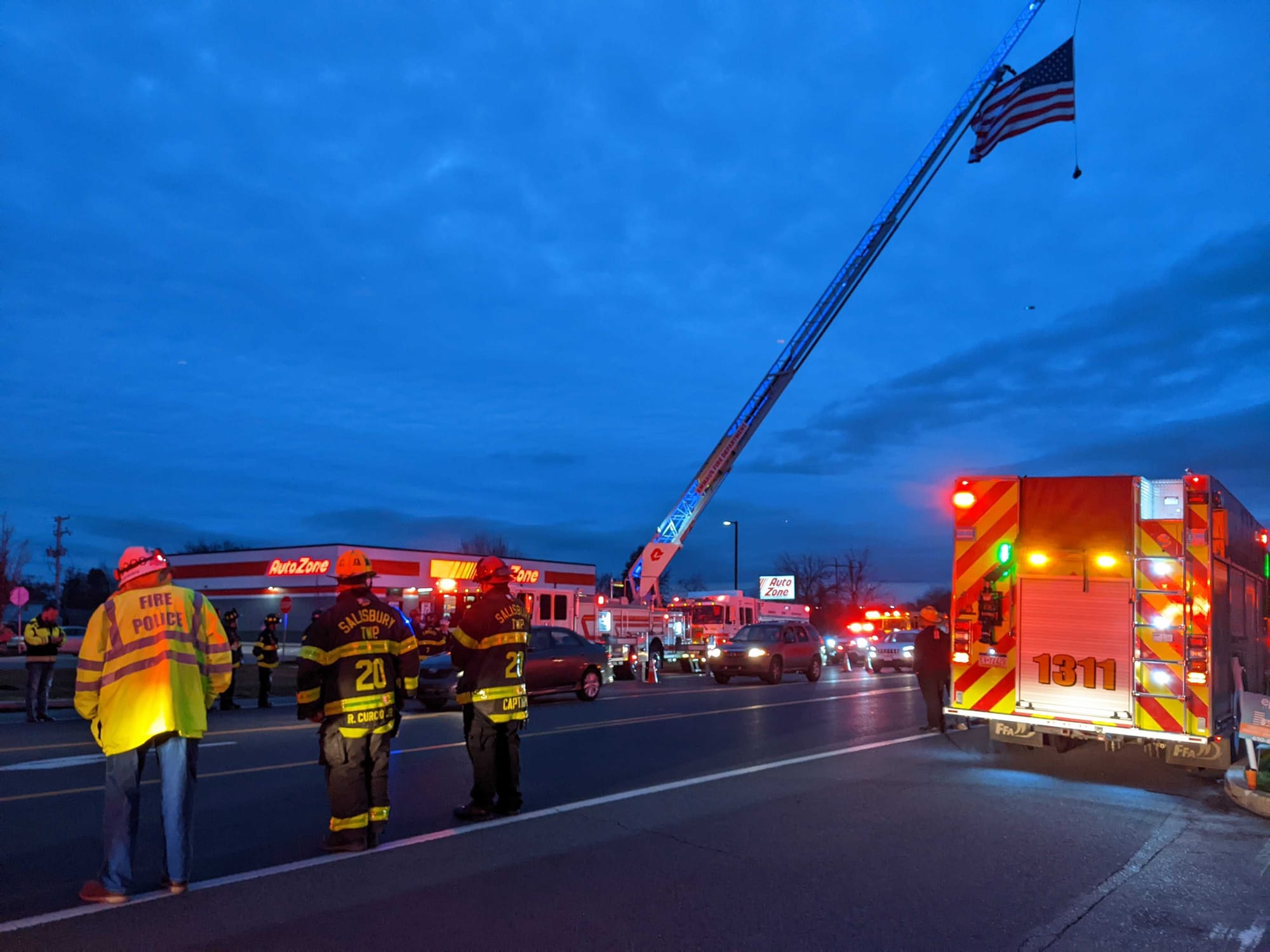 Fire companies throughout the Lehigh Valley joined together to see the procession.