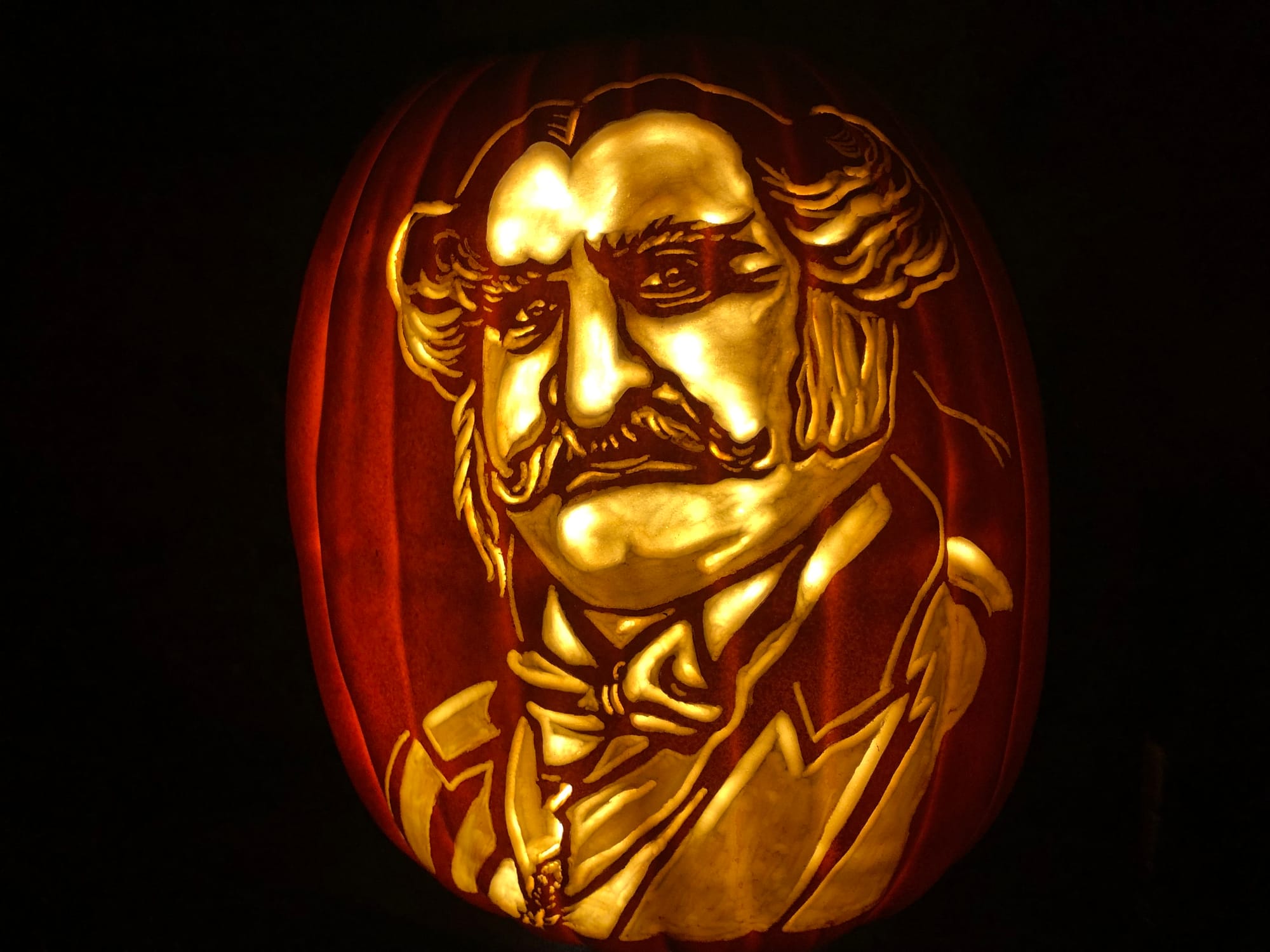 It can take hours or even days for Ian Fetterman, of Palmer Township, to meticulously carve intricate scenes onto the skin of