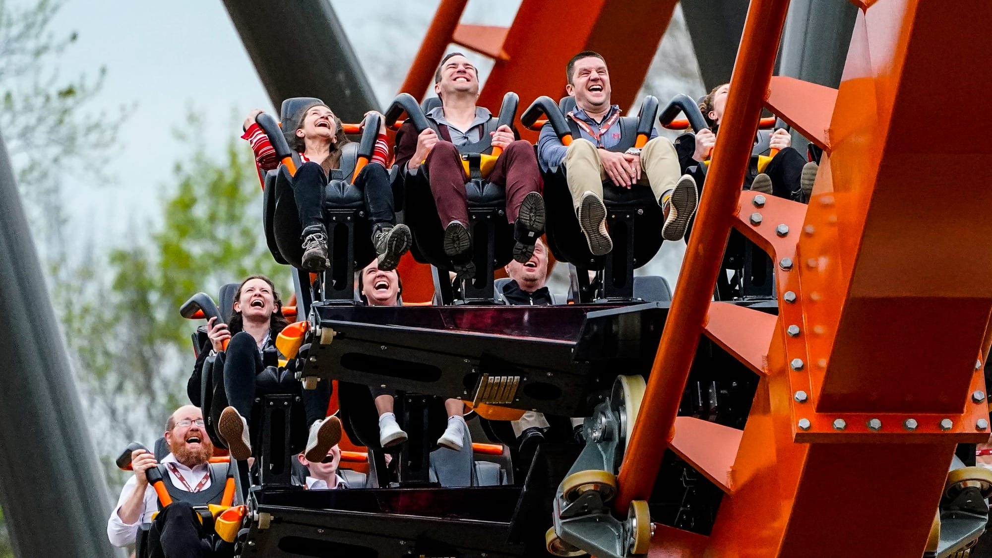 Dorney Park holds Media Day for Iron Menace on Wednesday, April 17, 2024. Photography by Donna S. Fisher for LehighValleyNews
