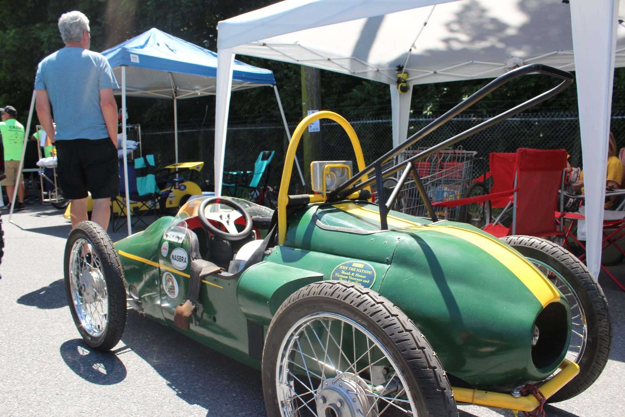 Organizers say 25 cars raced in the 7th iteration of the Nazareth Adult Soap Box Race, putting a spotlight on the area's raci