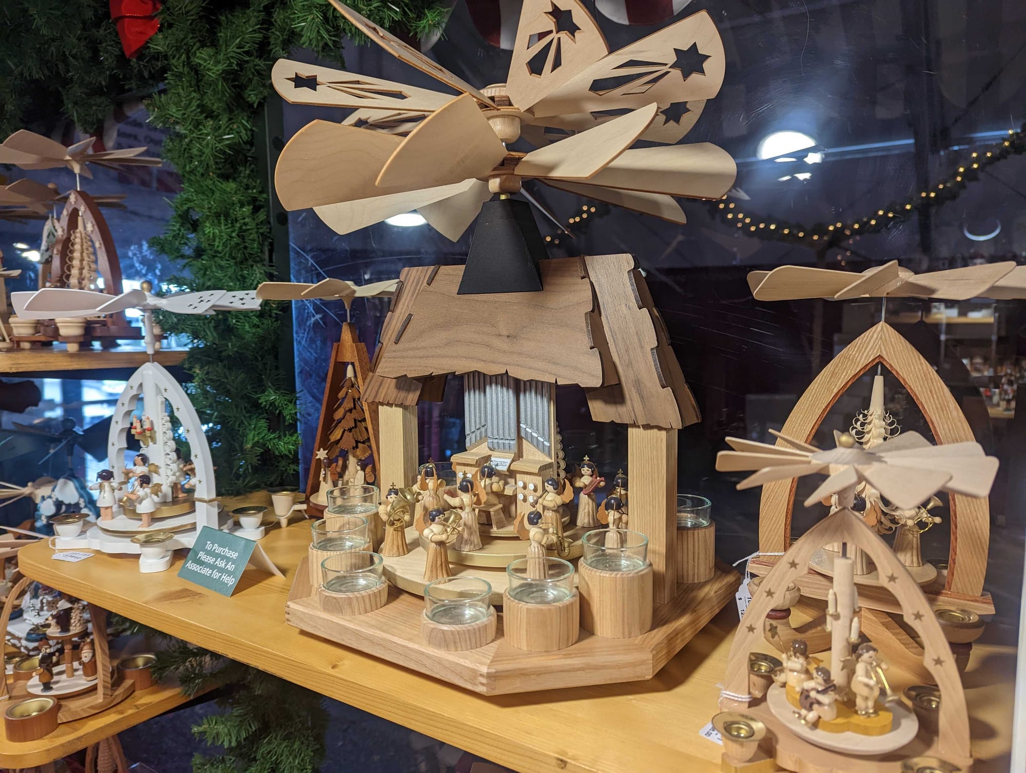 Käthe Wohlfahrt of America sells German inspired and handcrafted holiday and seasonal décor at Bethlehem's Christkindlmarkt. 