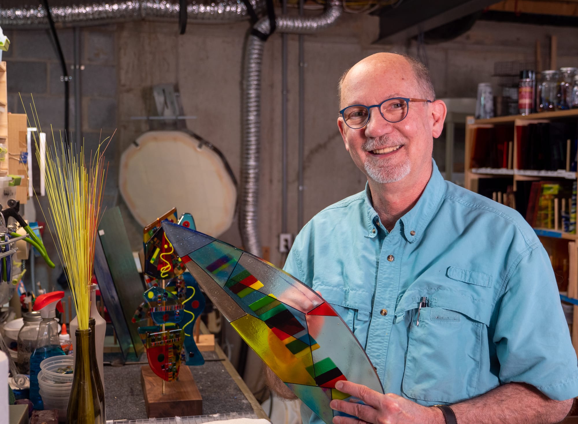 Dr. Lee Riley, an oncologist at St. Luke’s University Health Network, He is the recipient of ArtsQuest’s Linny Award for Visu