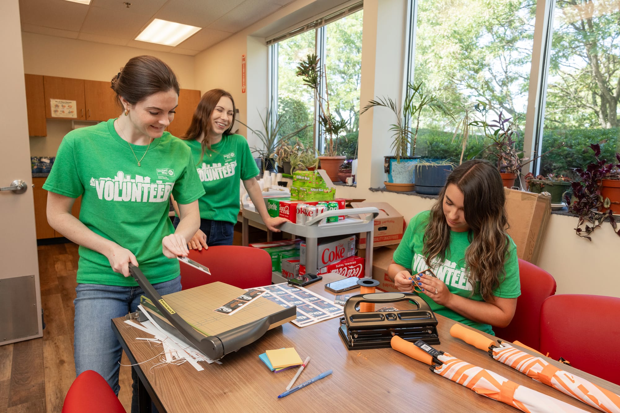 Volunteers were working during the United Way's 30th annual Day of Caring on Sept. 14, 2023.
