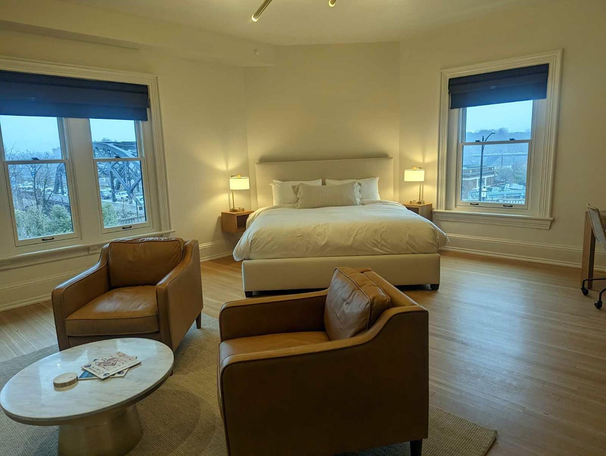 The Wilbur Mansion has been transformed into a boutique hotel, restaurant and event space.