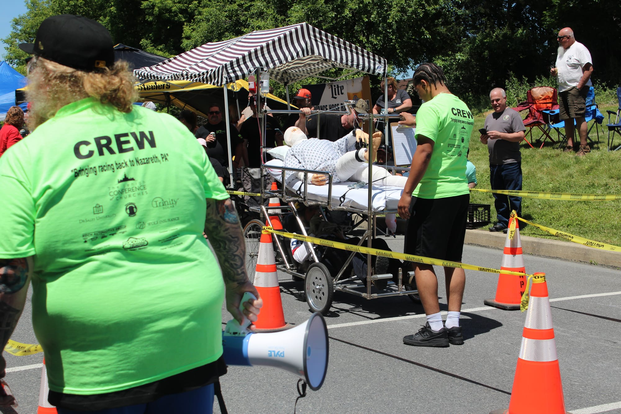 Organizers say 25 cars raced in the 7th iteration of the Nazareth Adult Soap Box Race, putting a spotlight on the area's raci