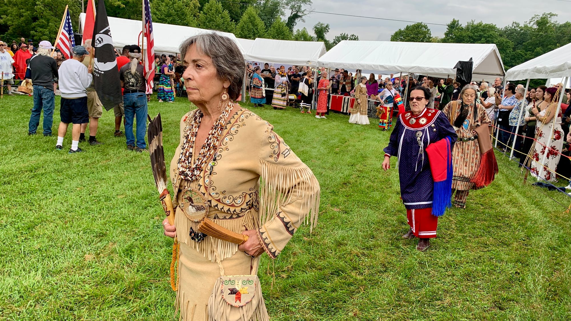 The Grand Entry at the Roasting Ears of Corn Festival.