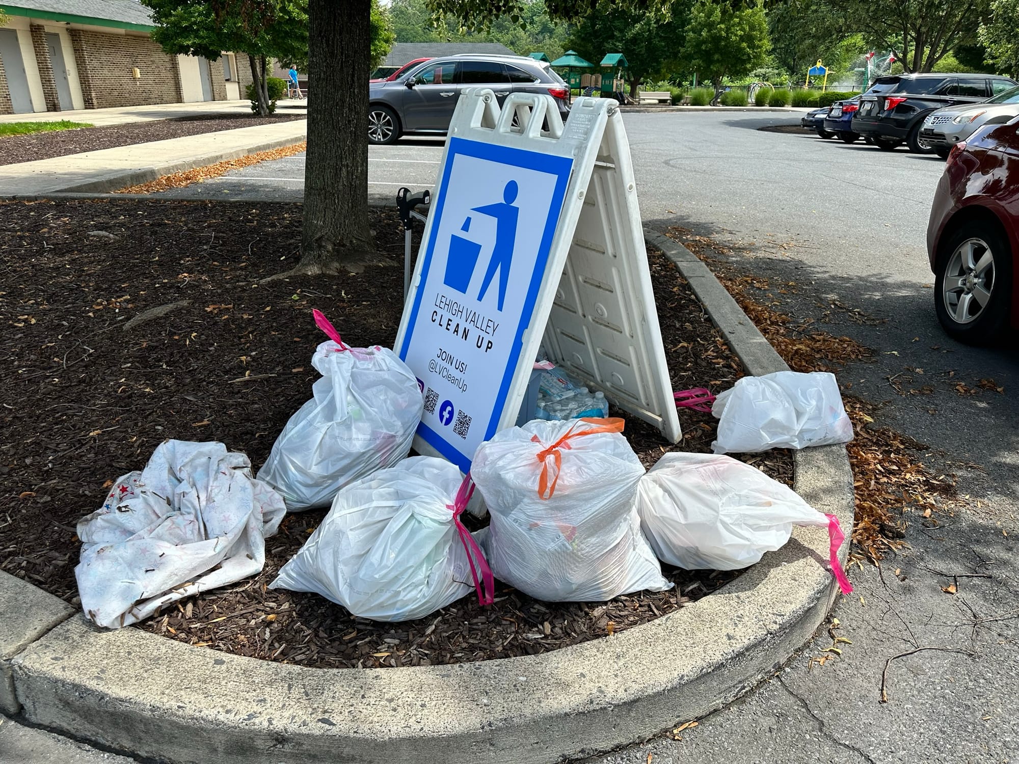 More than 50 bags of trash were collected from Allentown's streets Saturday as part of the Community and The Arts Clean Up.