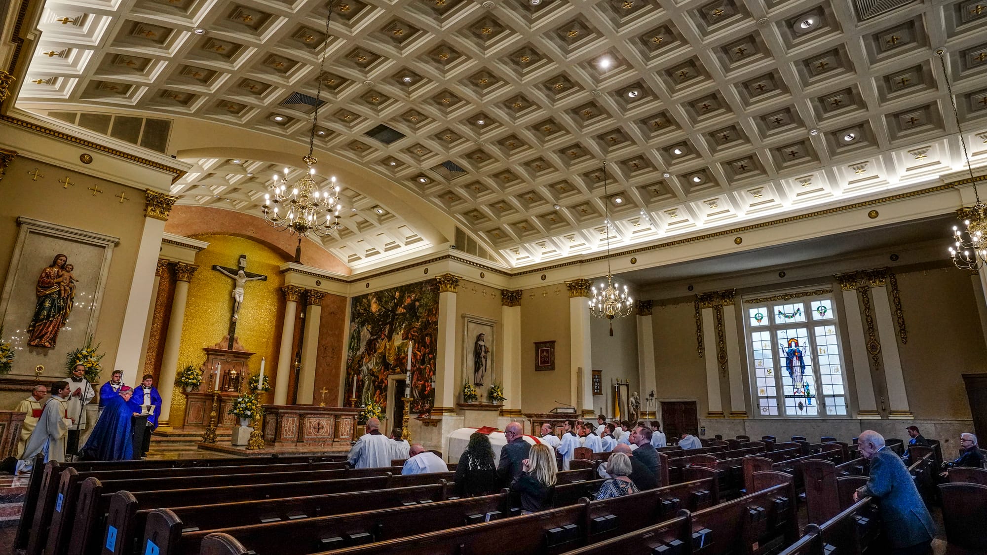 Ceremonies of Reception of the Body and Visitation for The Most Reverend Edward Peter Cullen, D.D., third Bishop of Allentown