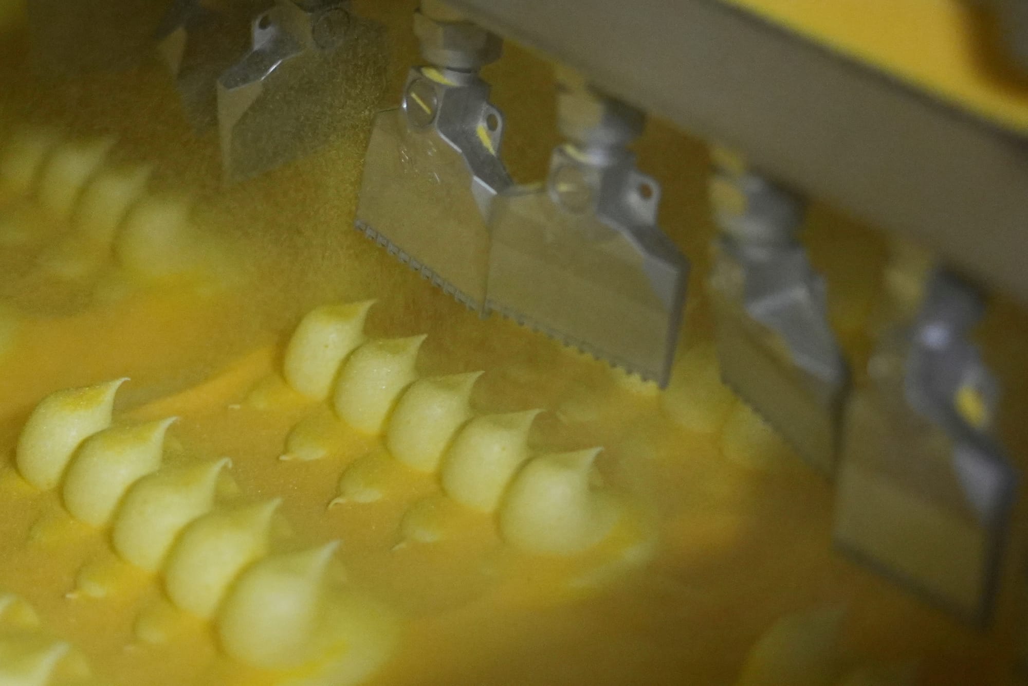 Peeps marshmallow treats move through the manufacturing process at the Just Born factory in Bethlehem, Pa., Thursday, April 1