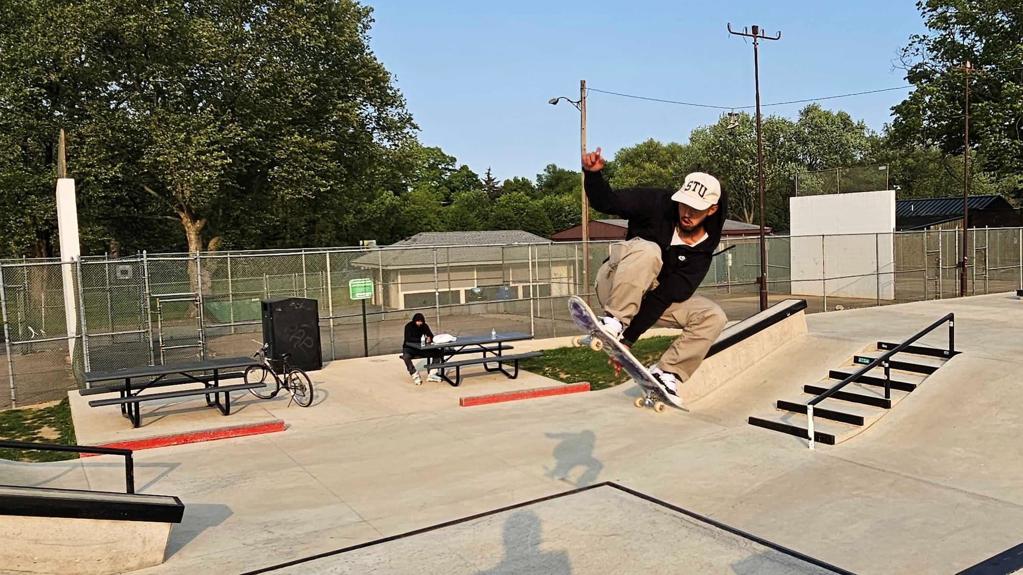 Julius DeJesus skates Wednesday, May 17, at the Jordan Park Skatepark in Allentown. City Council members later that day voted
