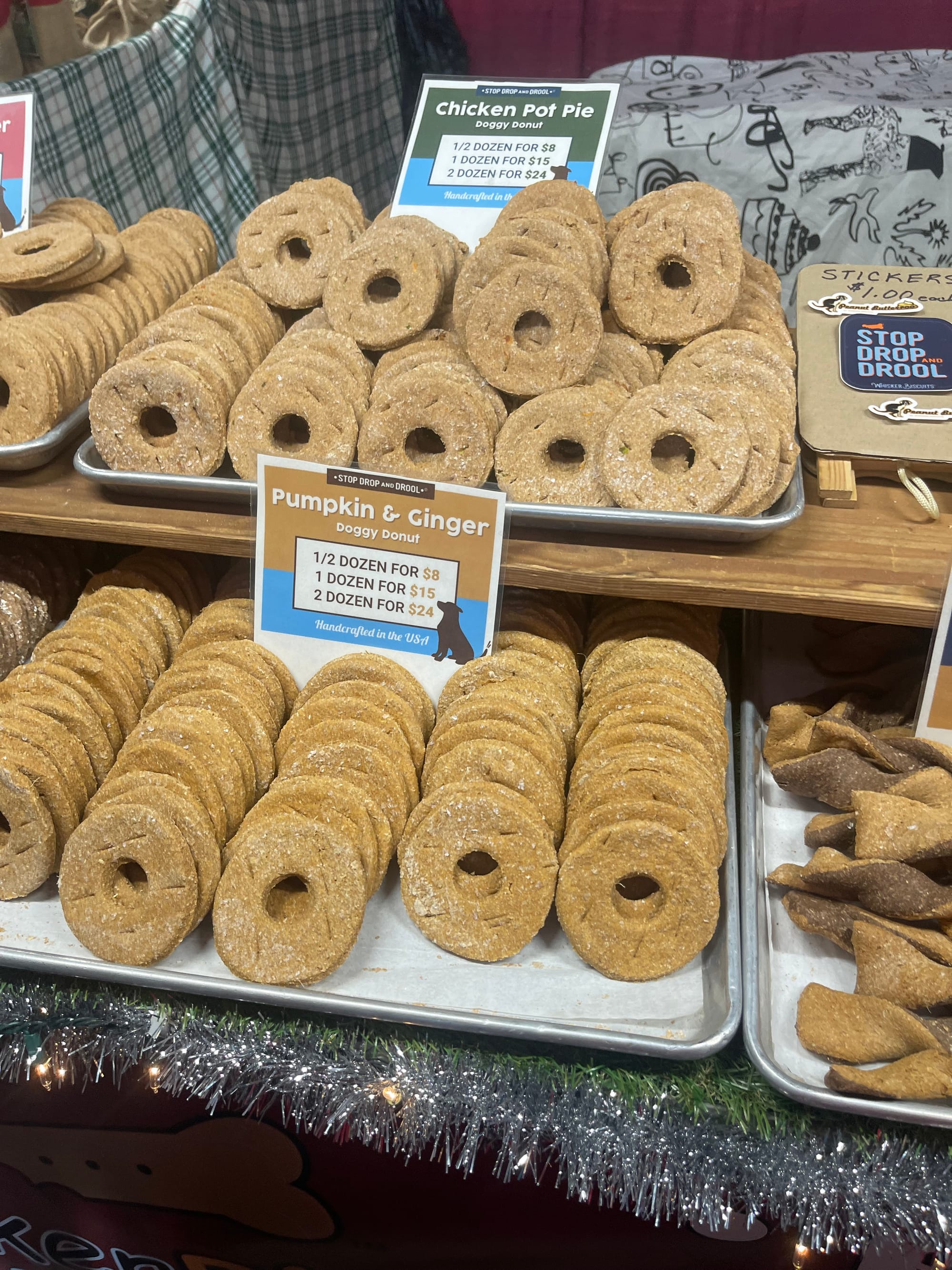 Whisper Biscuits sells handmade dog biscuits starting at $8 for 12 at Christkindlmarkt at SteelStacks.