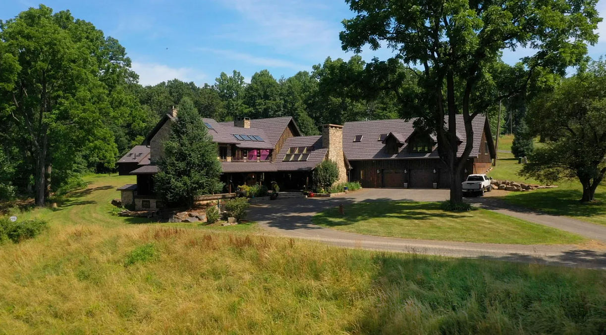 The main house, which was built from 2000 to 2005