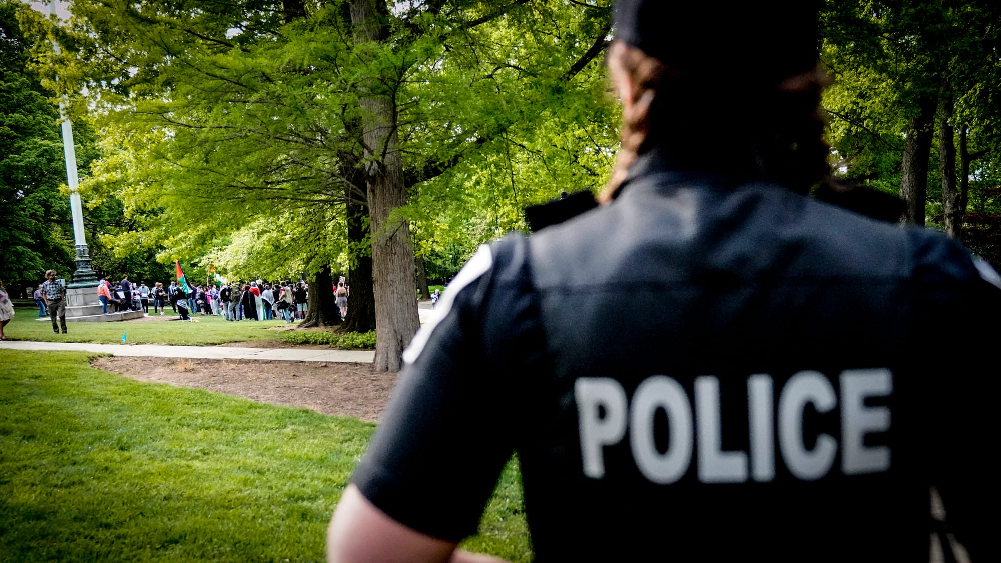 Student Political Action Coalition and Lehigh 4 Palestine hold a rally on the Lehigh University campus on Friday, May 3, 2024