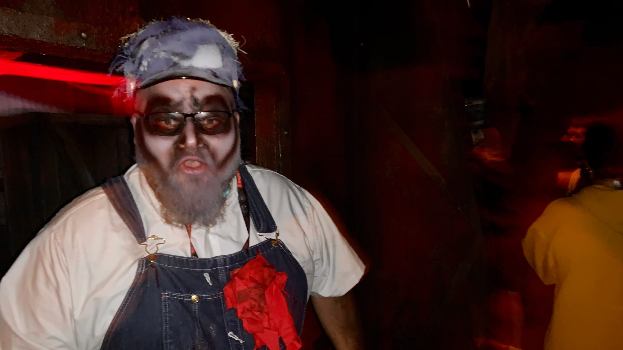 A ghostly former worker at the maze The Ghost In The Machine.