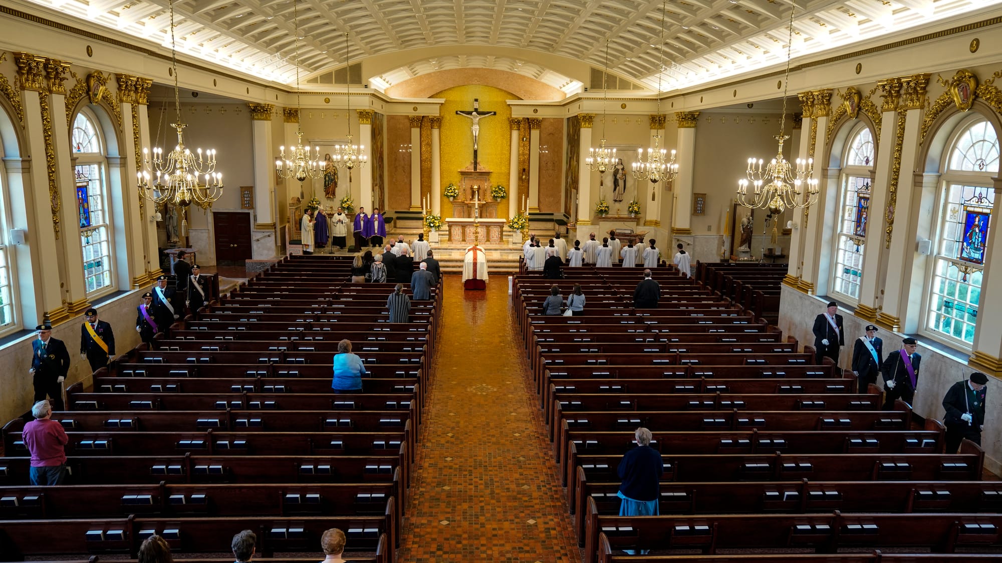 Ceremonies of Reception of the Body and Visitation for The Most Reverend Edward Peter Cullen, D.D., third Bishop of Allentown