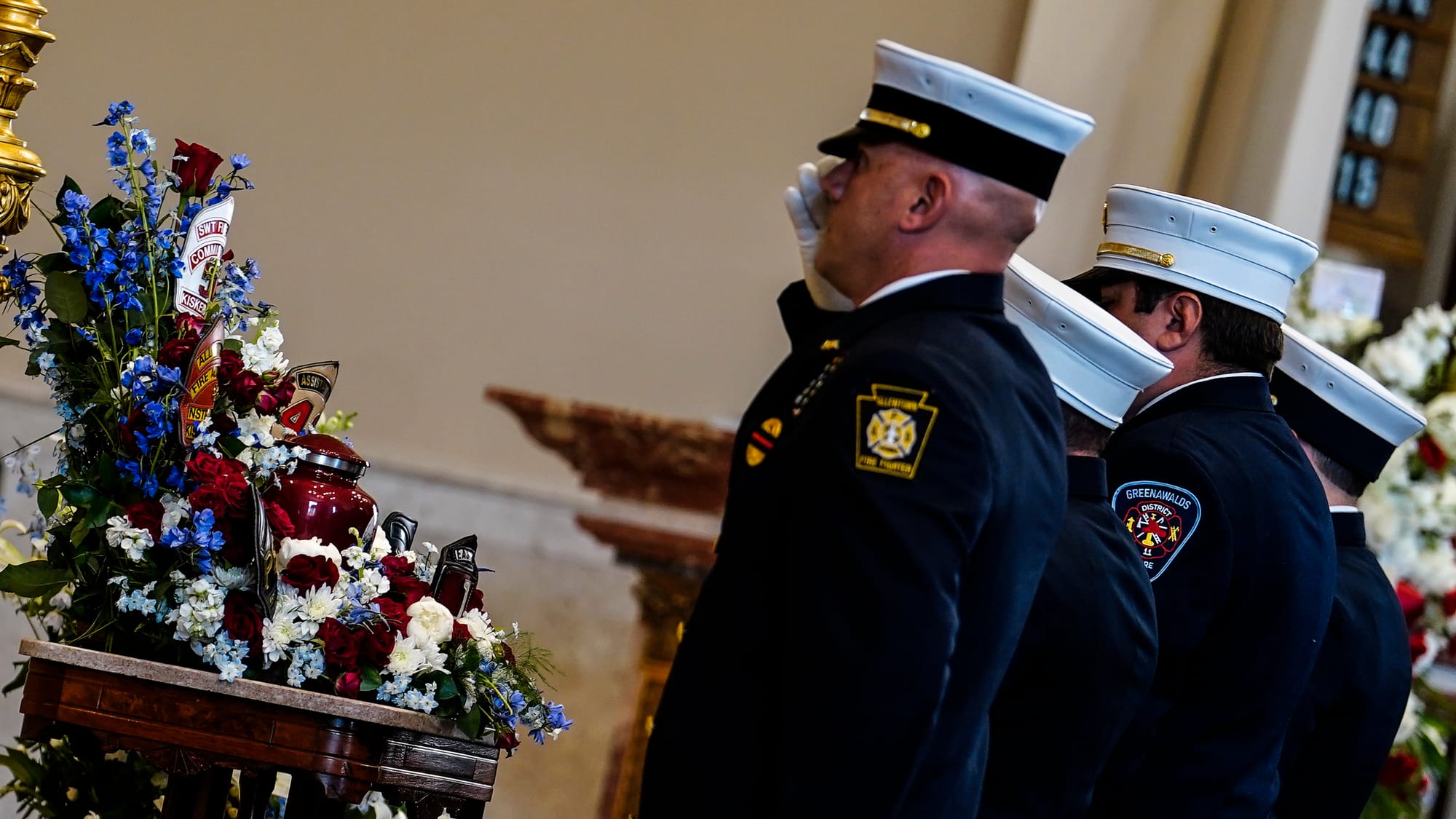 A Mass of Christian Burial was held at the Cathedral of S. Catharine of Siena for the late Allentown Fire Department Assistan