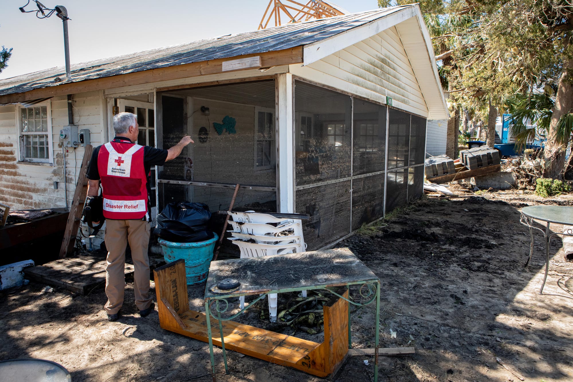 Red Cross volunteers, including those from the Lehigh Valley, are in Florida helping with Hurricane Helene relief efforts.