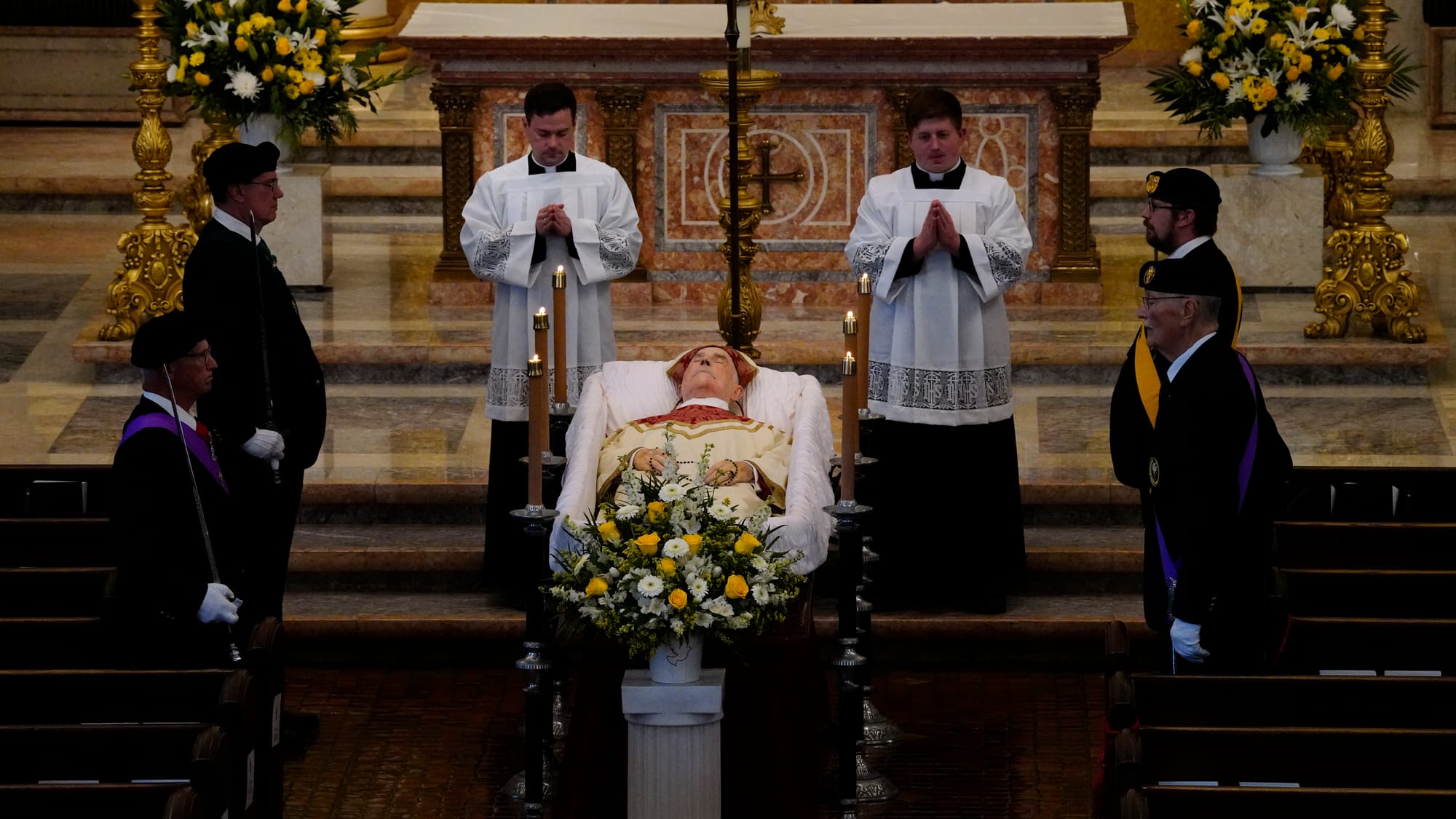 Ceremonies of Reception of the Body and Visitation for The Most Reverend Edward Peter Cullen, D.D., third Bishop of Allentown