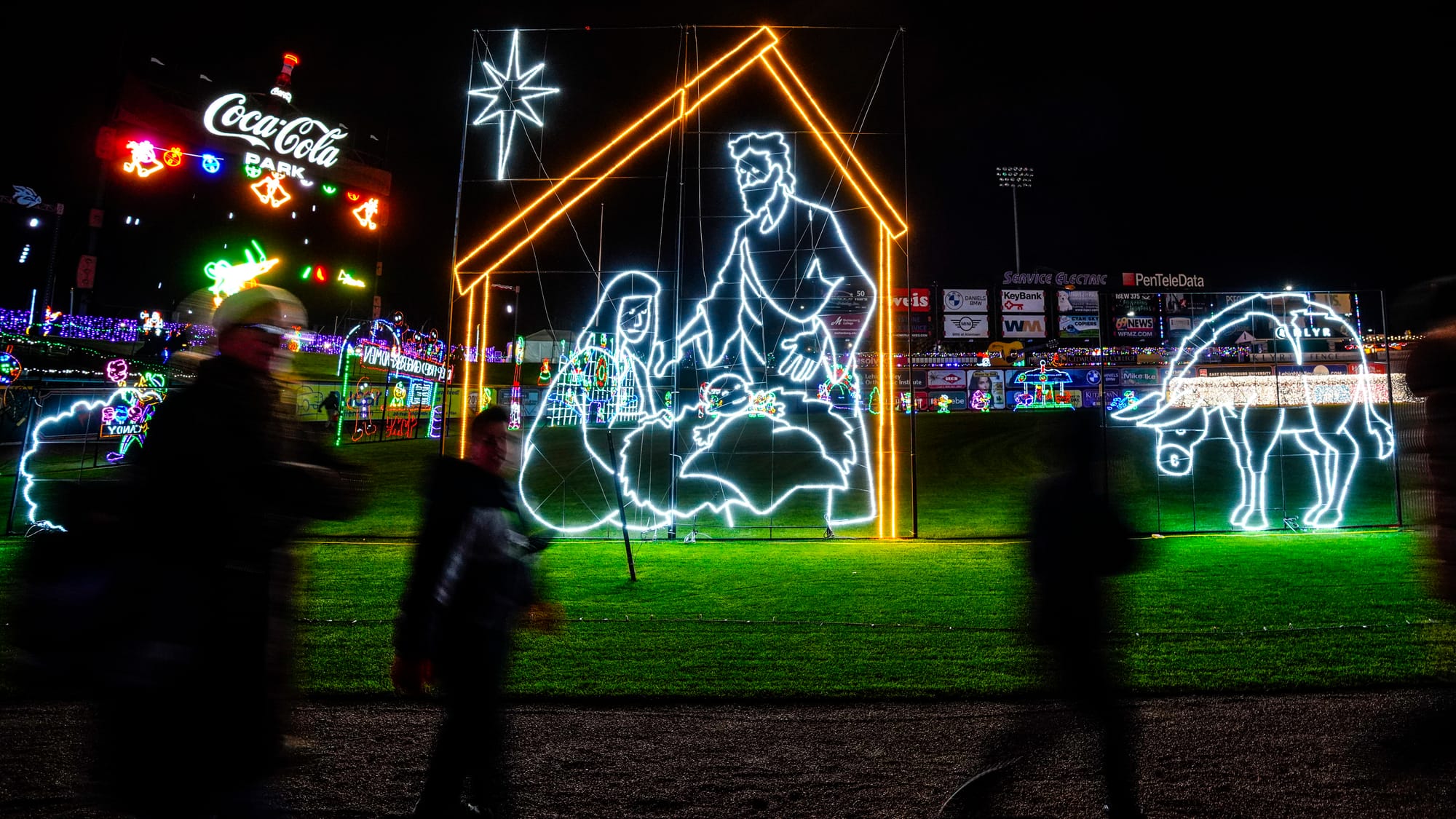 The Lehigh Valley IronPigs are hosting Illumination, a display of brilliant lights throughout Coca-Cola Park as they start th
