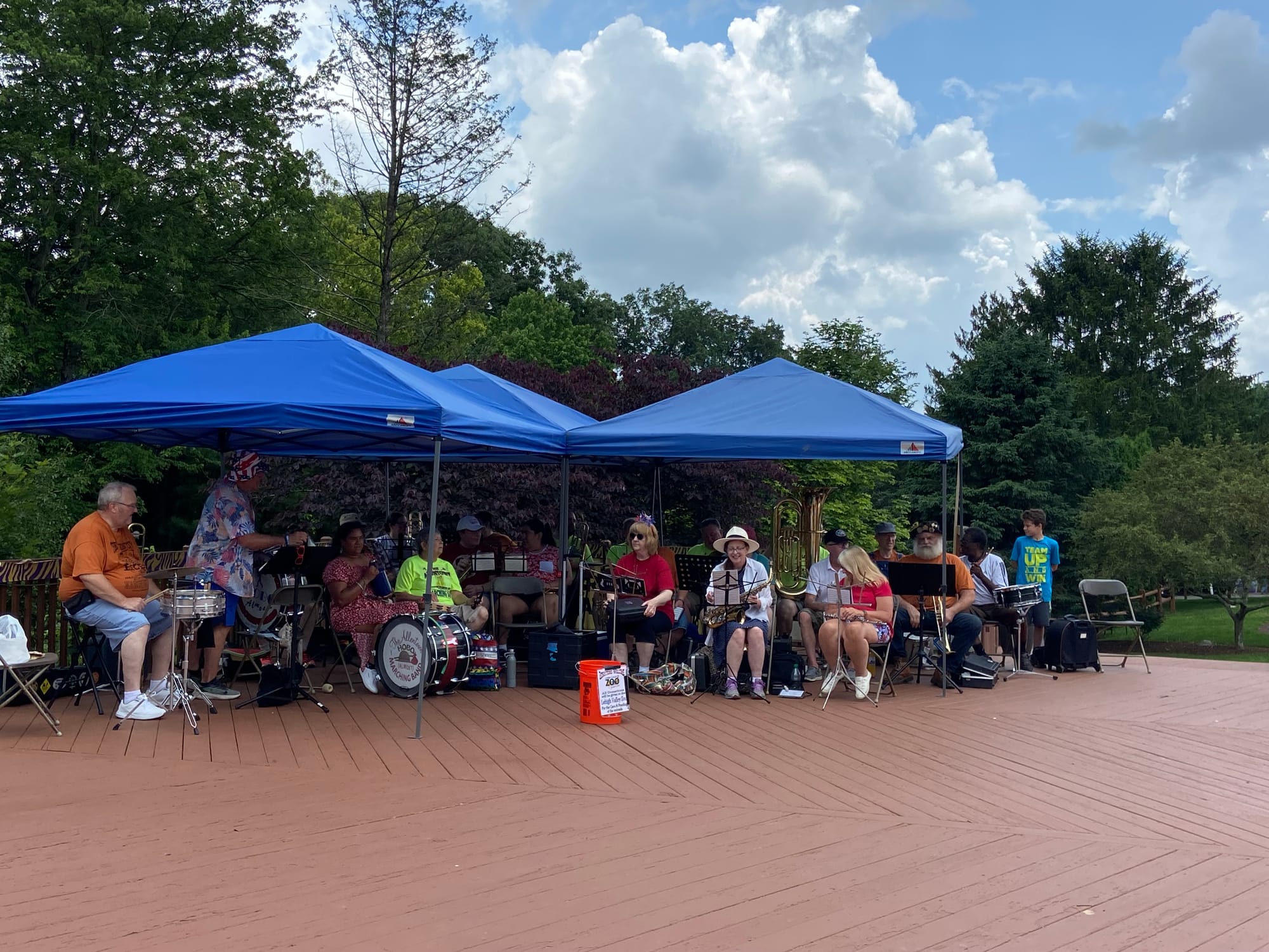 The Lehigh Valley Zoo on Tuesday held its annual "Independence Day Celebration." The event included patriotic enrichment for 