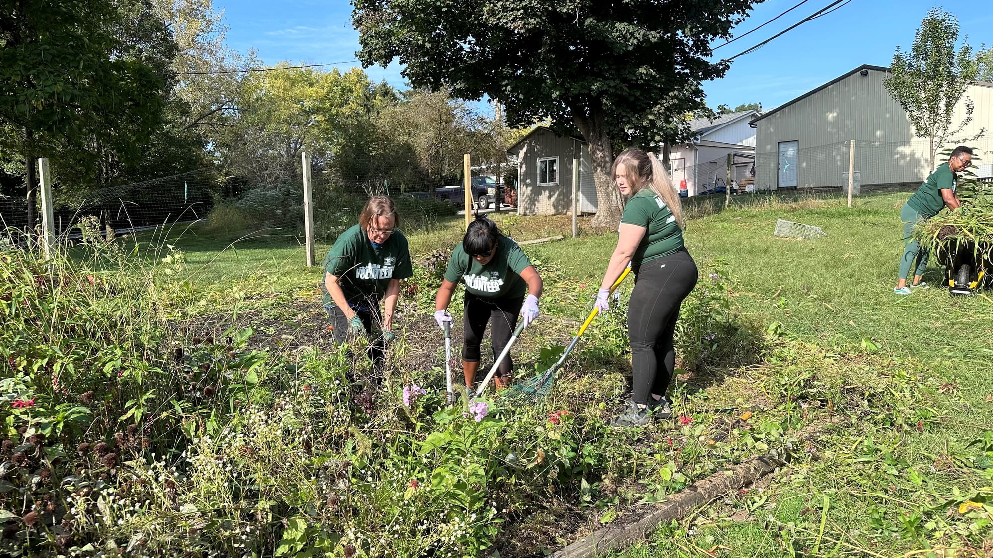 About 35 volunteers from Crayola came to the Children's Home of Easton on September 19, 2024.