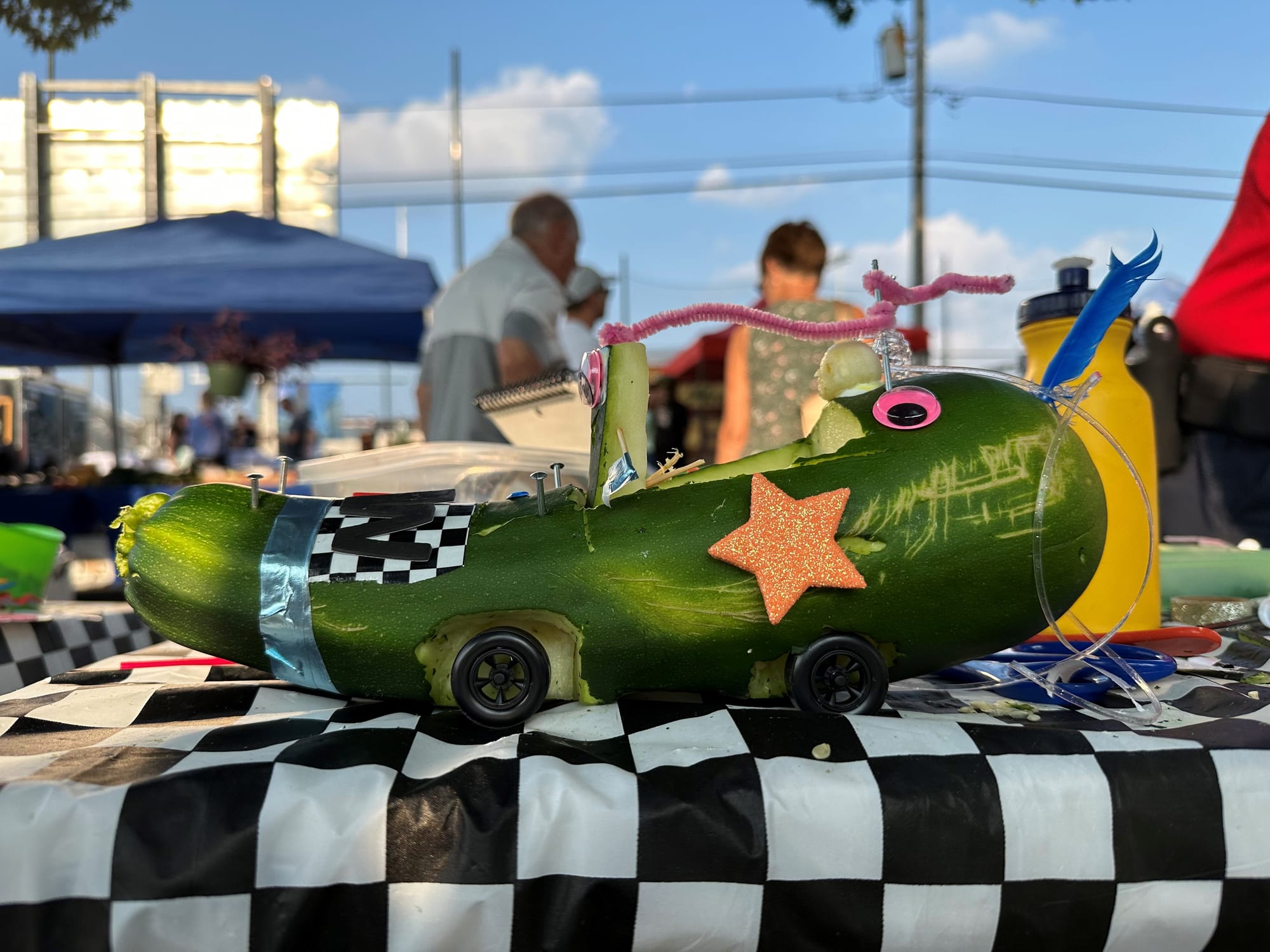 Easton's 17th annual Zucchini 500 featured some fierce competition from dozens of competitors, all of whom exercised creativi