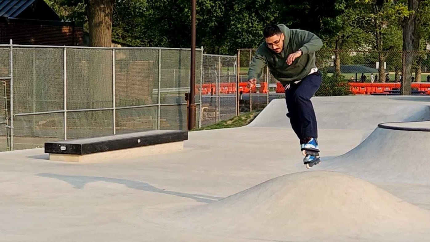 The skatepark at Allentown's Jordan Park is also open to rollerbladers.