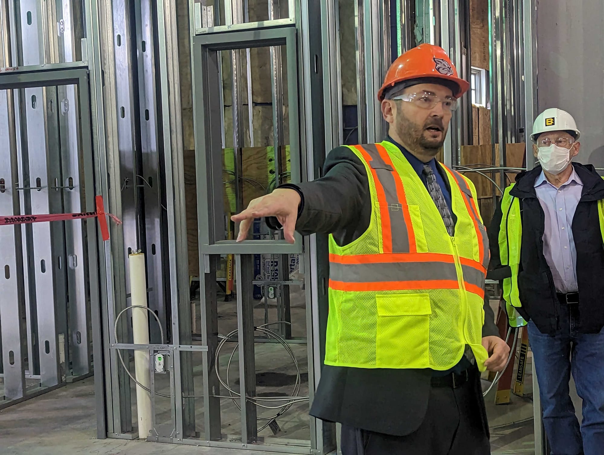 A tour of the expansion of Coca-Cola Park was led by IronPigs GM Kurt Landes on Friday, Dec. 16. The expansion will include l