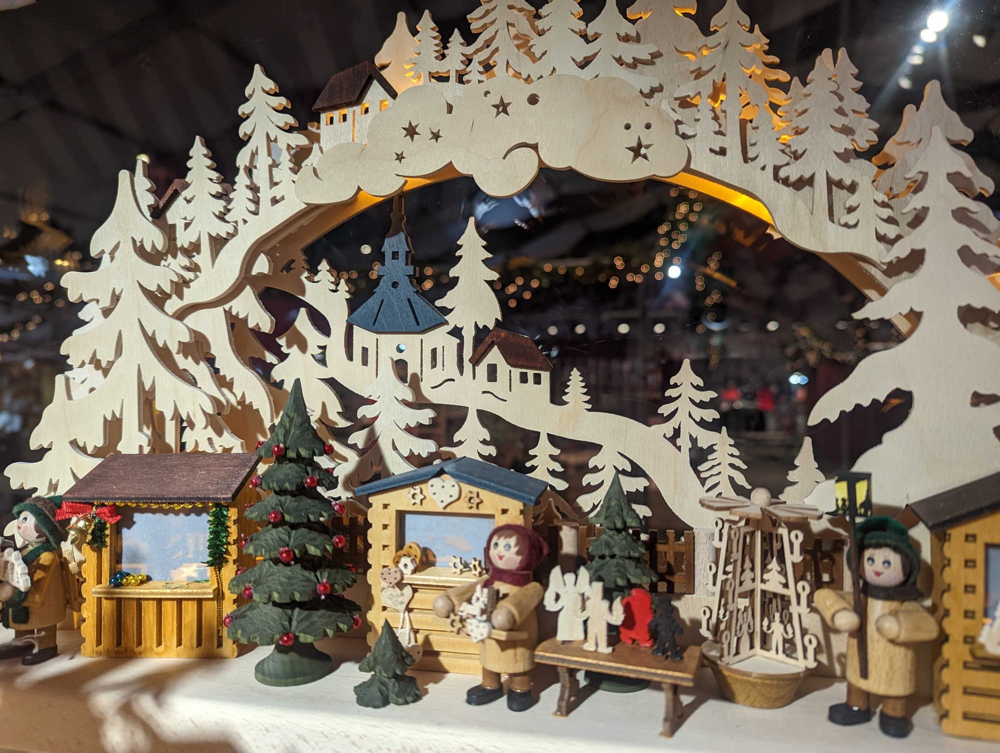 Käthe Wohlfahrt of America sells German inspired and handcrafted holiday and seasonal décor at Bethlehem's Christkindlmarkt. 