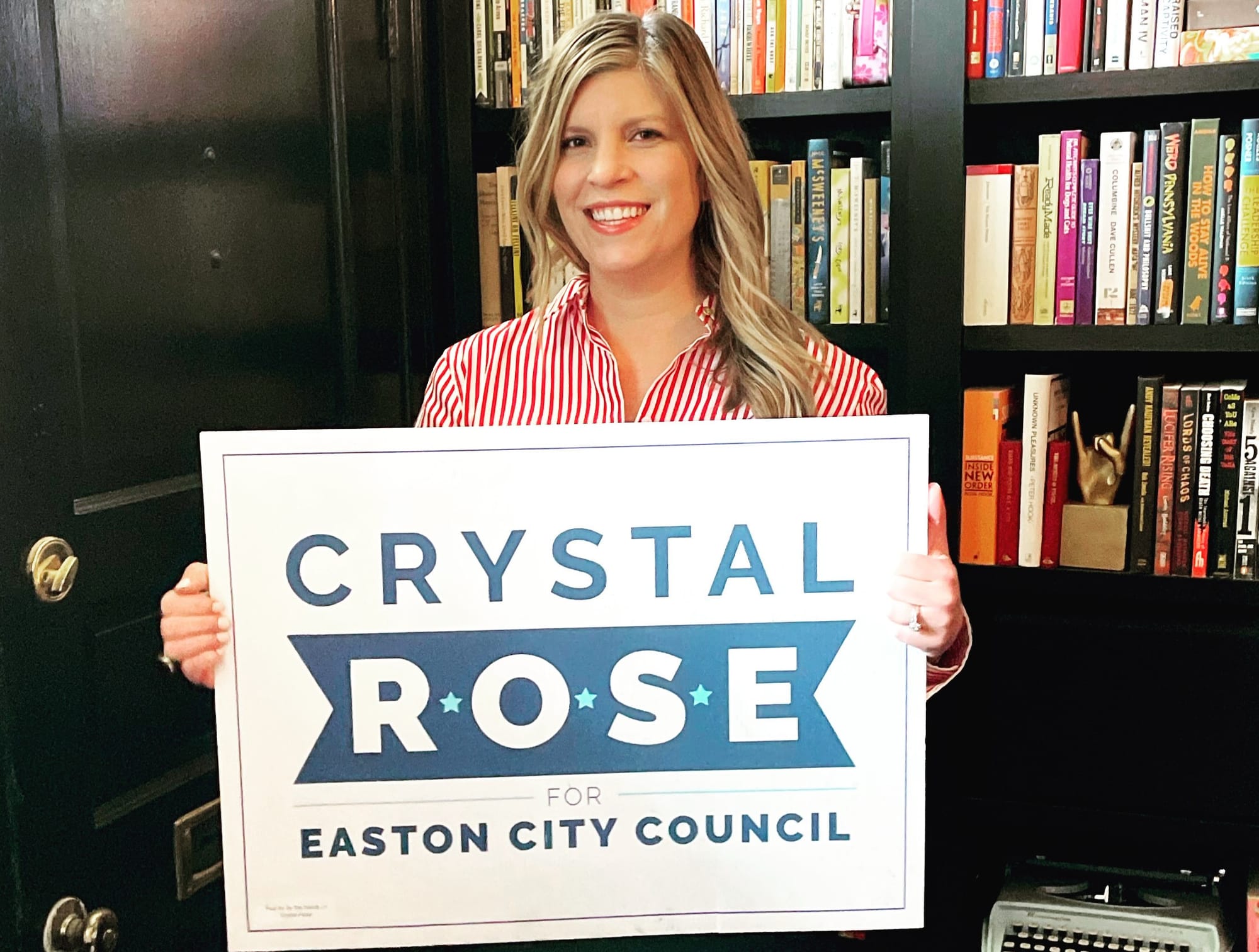 Crystal Rose is a candidate for Easton City Council.