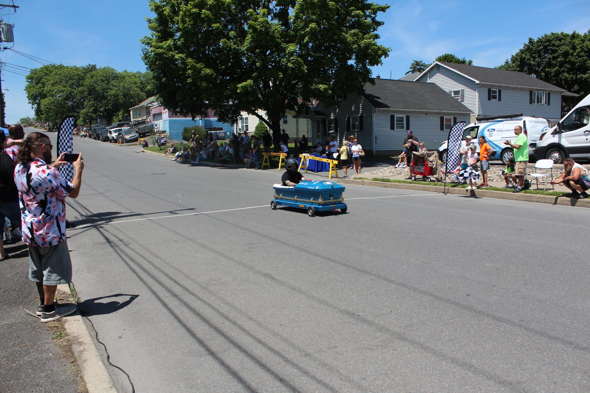 Organizers say 25 cars raced in the 7th iteration of the Nazareth Adult Soap Box Race, putting a spotlight on the area's raci